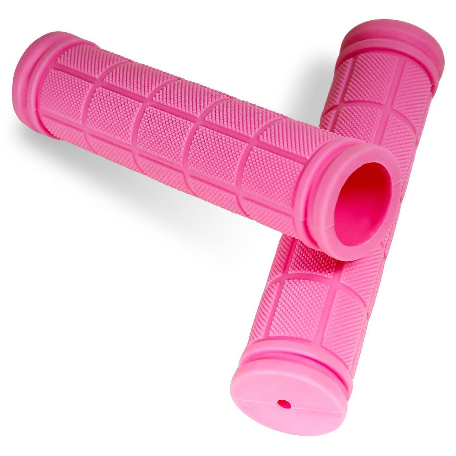 Fahrradgriffe 1 Paar, Ergonomisch, Rutschfest, Weicher Gummi, 22mm Lenkergriffe Pink