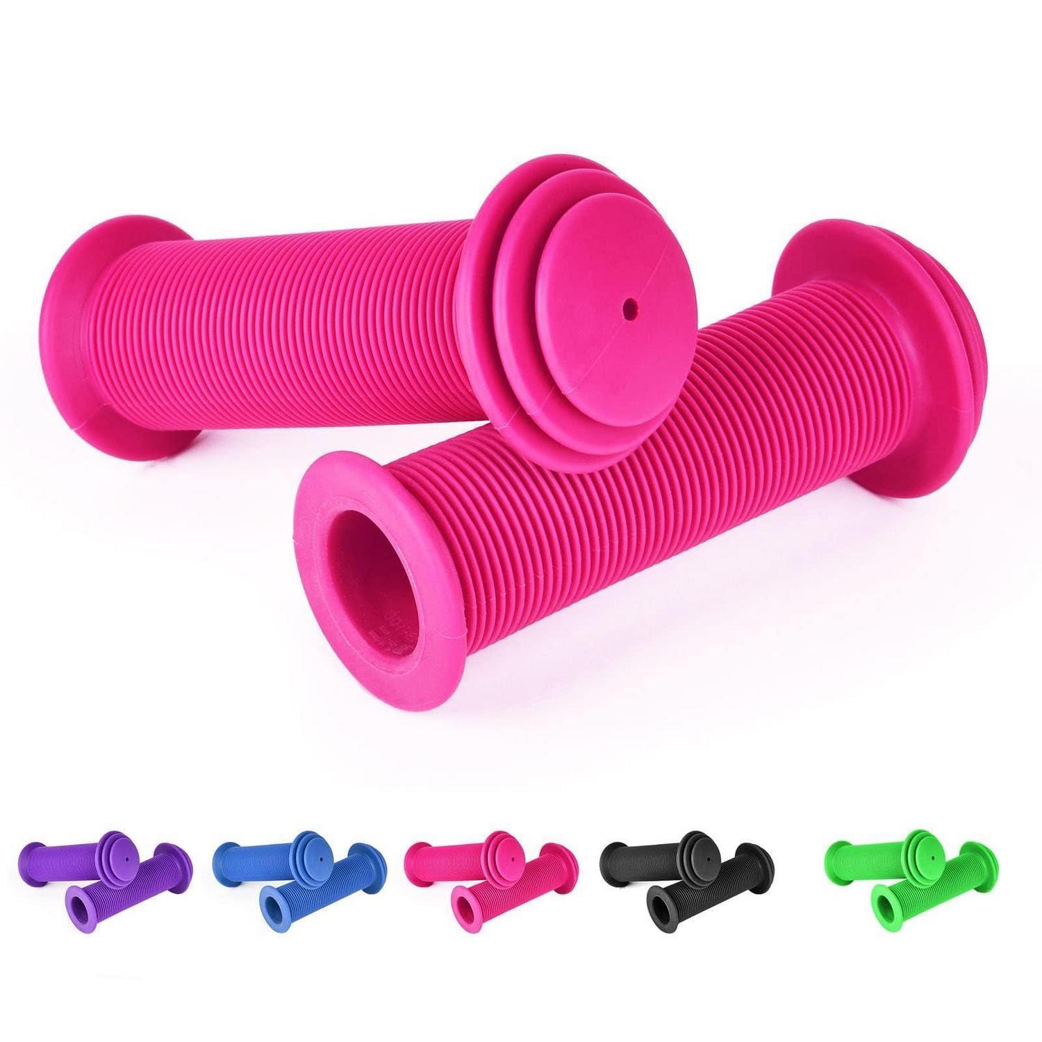 Fahrradgriffe Kinder 22mm Mit Prallschutz, Rutschfest, Gummi, Für Roller & Laufrad