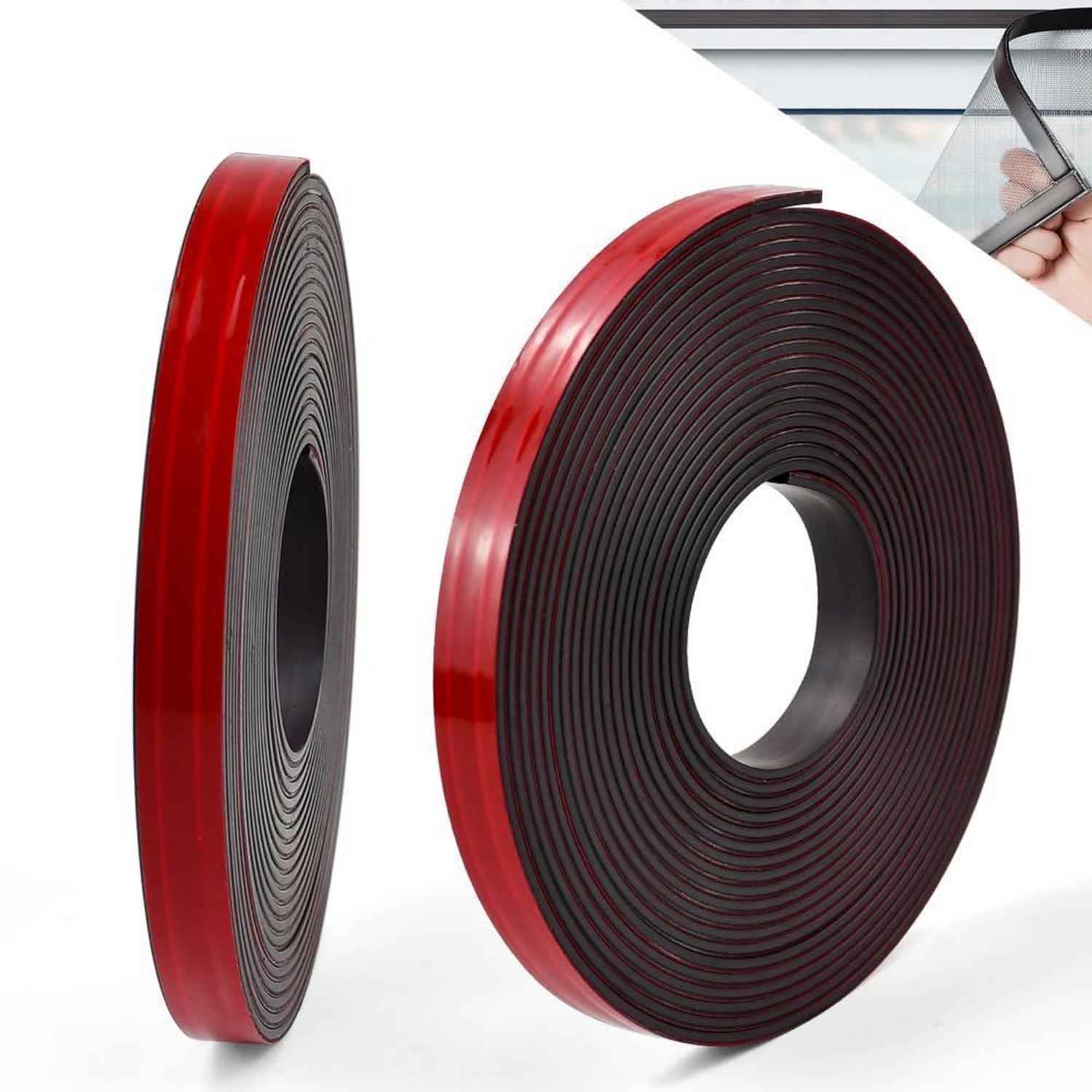 Magnetband Für Fliegengitter Extra Stark 2x5m Selbstklebend 12,7mm Breit Ohne Bohren