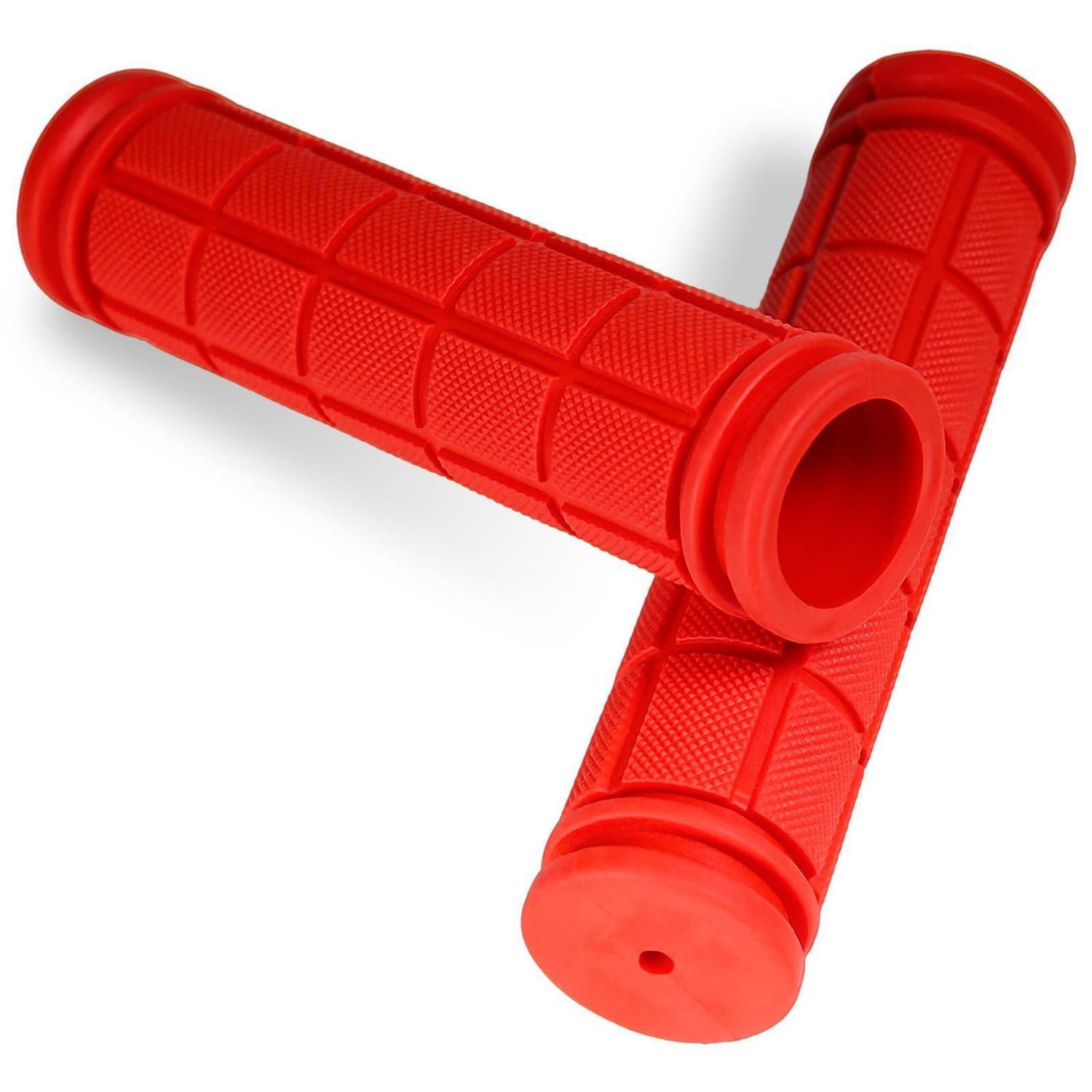 Fahrradgriffe 1 Paar, Ergonomisch, Rutschfest, Weicher Gummi, 22mm Lenkergriffe Rot