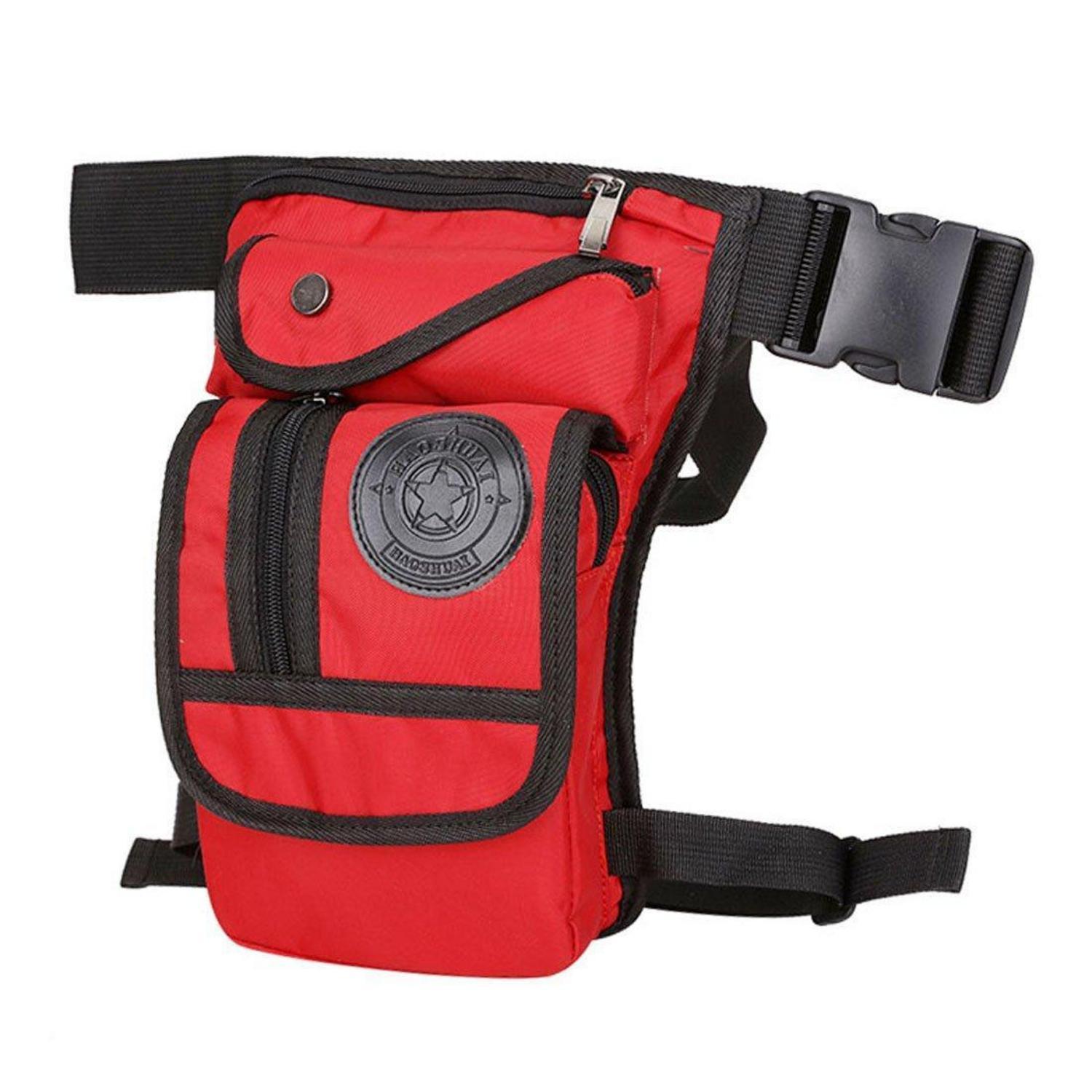Beintasche Motorrad Reiten Wasserabweisend Nylon Rot