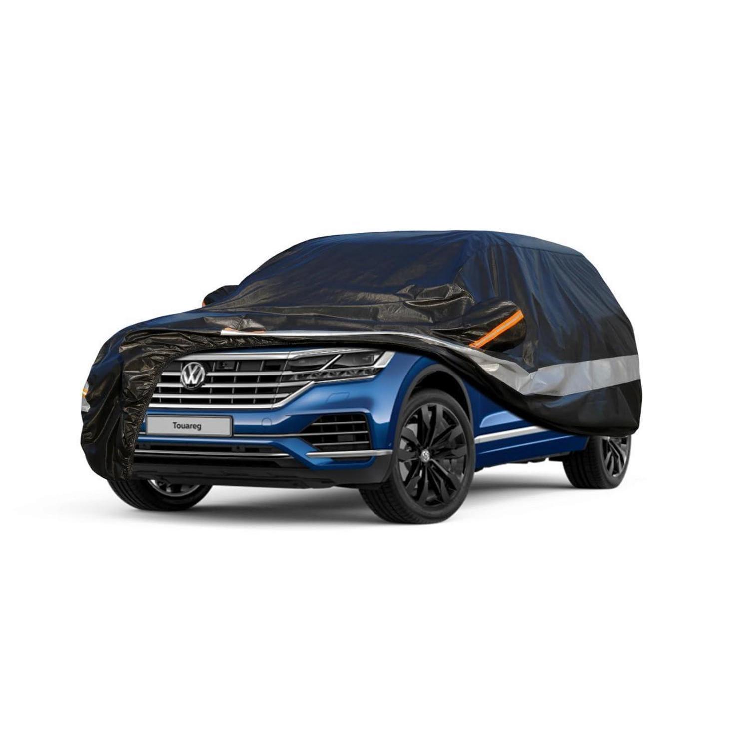 Autoabdeckung 10 Schichten Wasserdicht Atmungsaktiv Für Vw Touareg (2018-2023) Schwarz