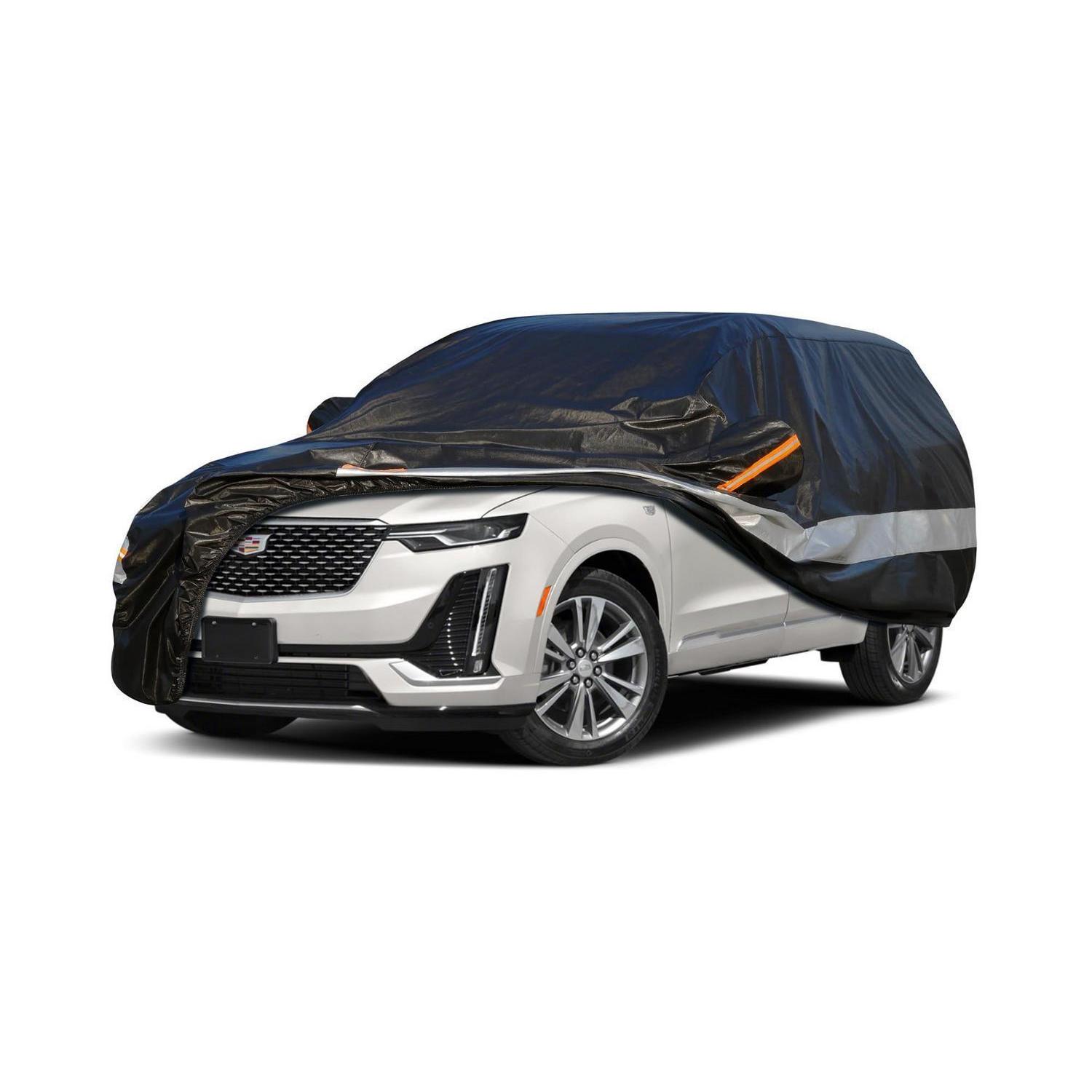 Autoabdeckung 10 Schichten Wasserdicht Atmungsaktiv Für Cadillac Xt6 (2019-2023) Schwarz