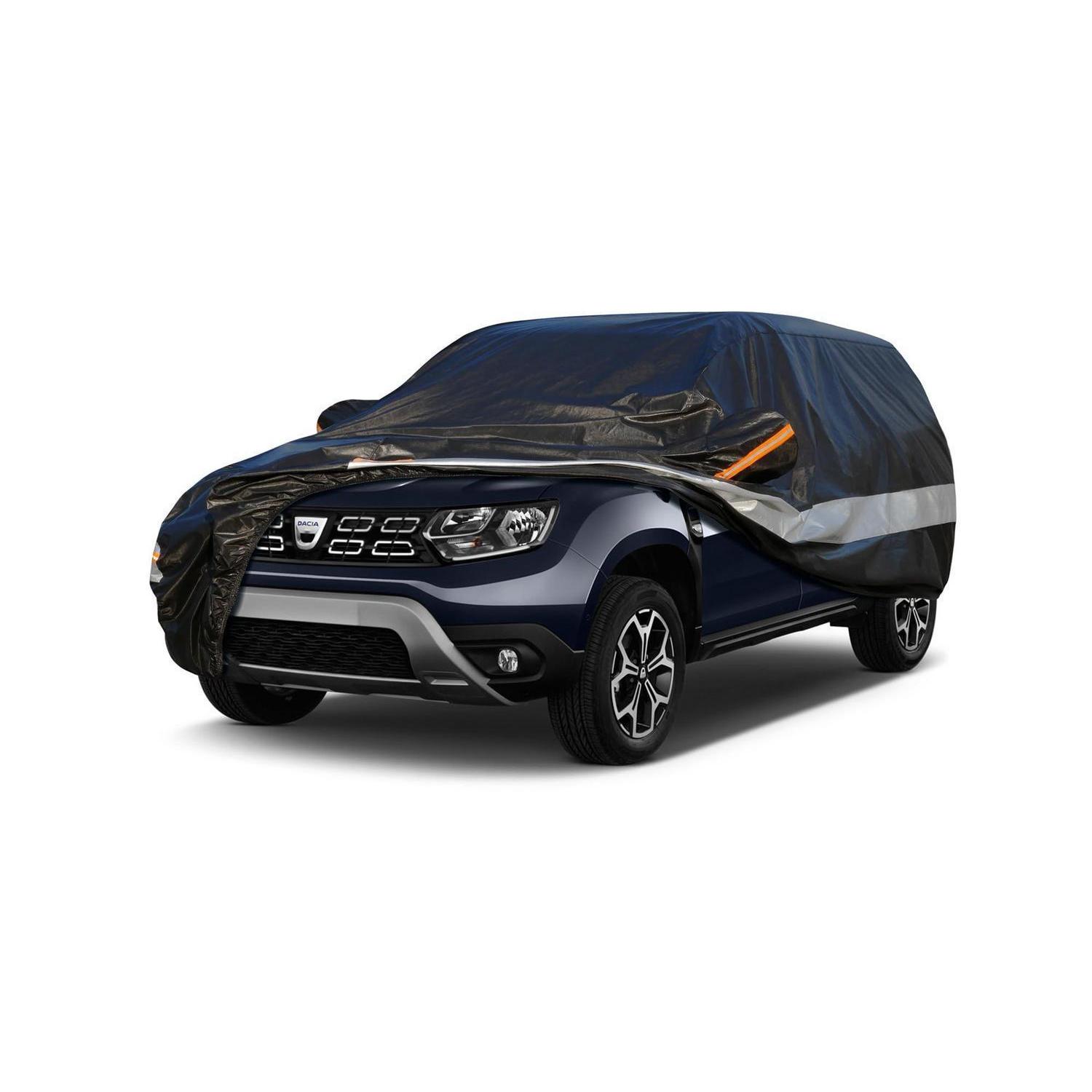 Autoabdeckung 10 Schichten Wasserdicht Atmungsaktiv Für Dacia Logan (2006-2020) Schwarz