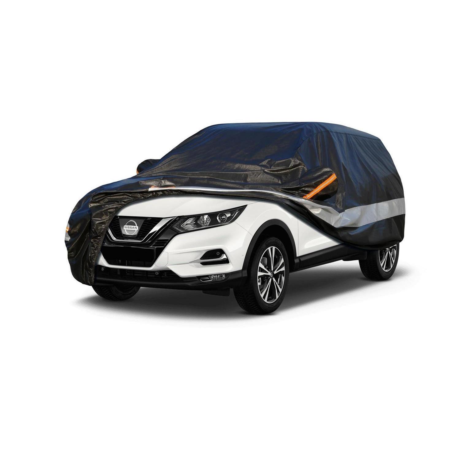 Autoabdeckung 10 Schichten Wasserdicht Atmungsaktiv Für Nissan Qashqai (2007-2023) Schwarz