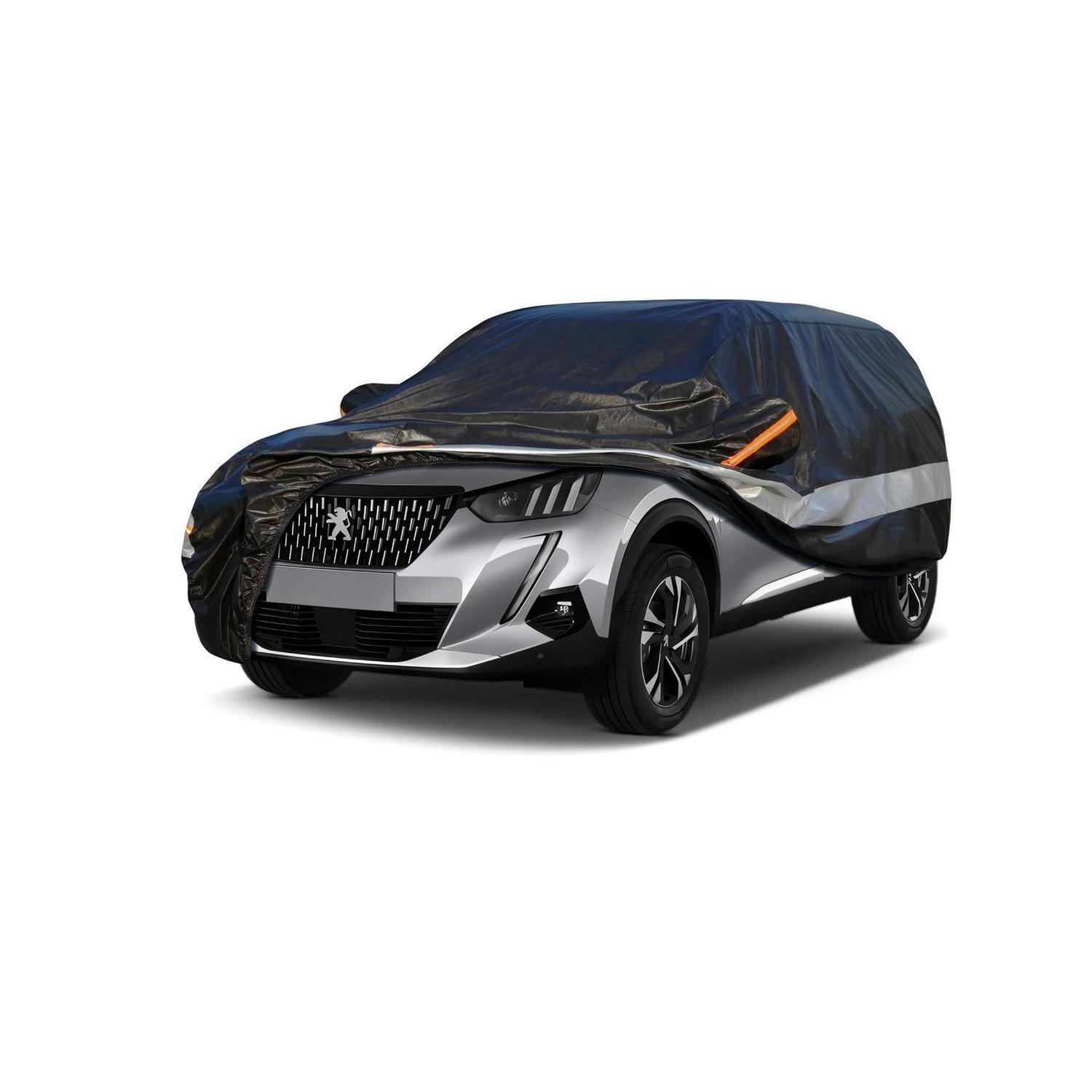 Autoabdeckung 10 Schichten Wasserdicht Atmungsaktiv Für Peugeot 3008 (2009-2023) Schwarz