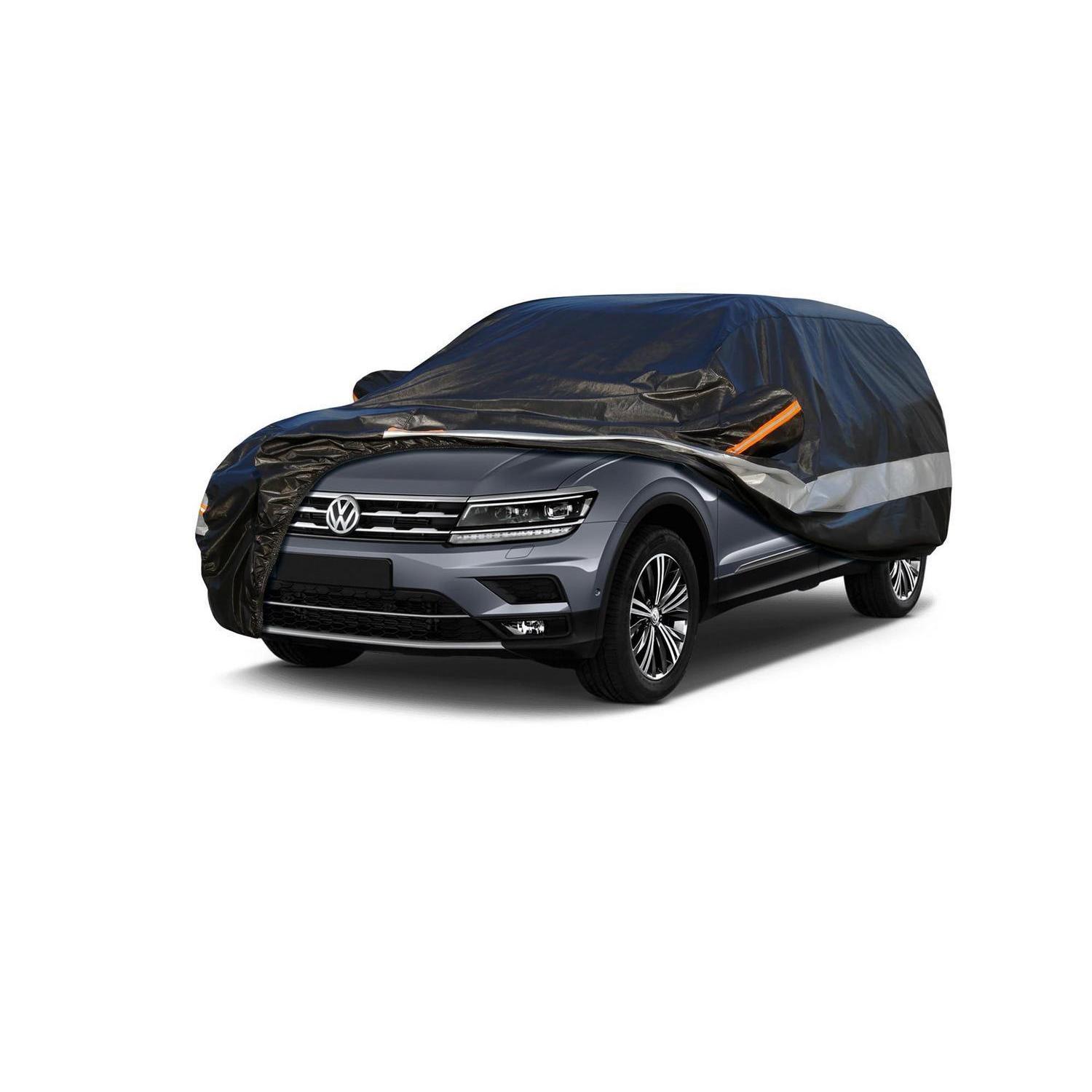 Autoabdeckung 10 Schichten Wasserdicht Atmungsaktiv Für Vw Tiguan (2008-2017) Schwarz