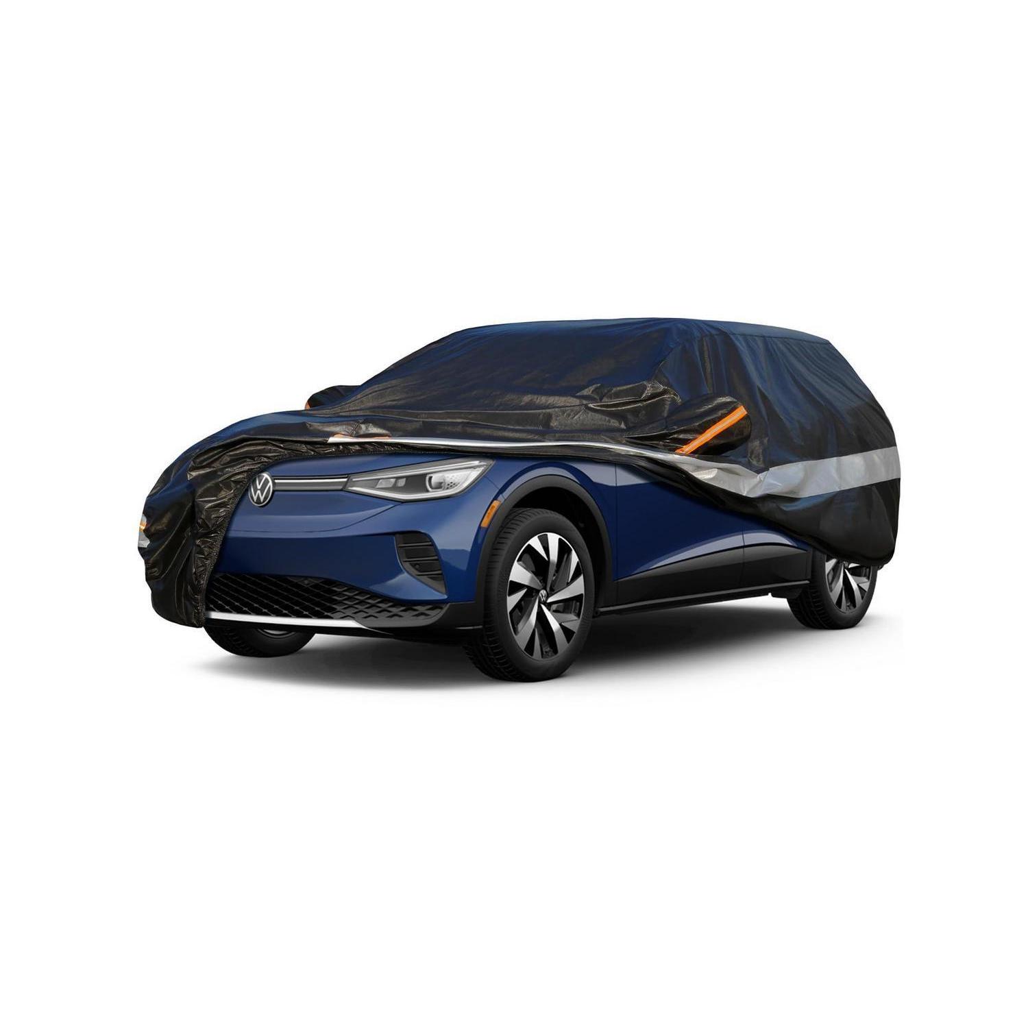 Autoabdeckung 10 Schichten Wasserdicht Atmungsaktiv Für Vw Id.4 (2020-2023) Schwarz