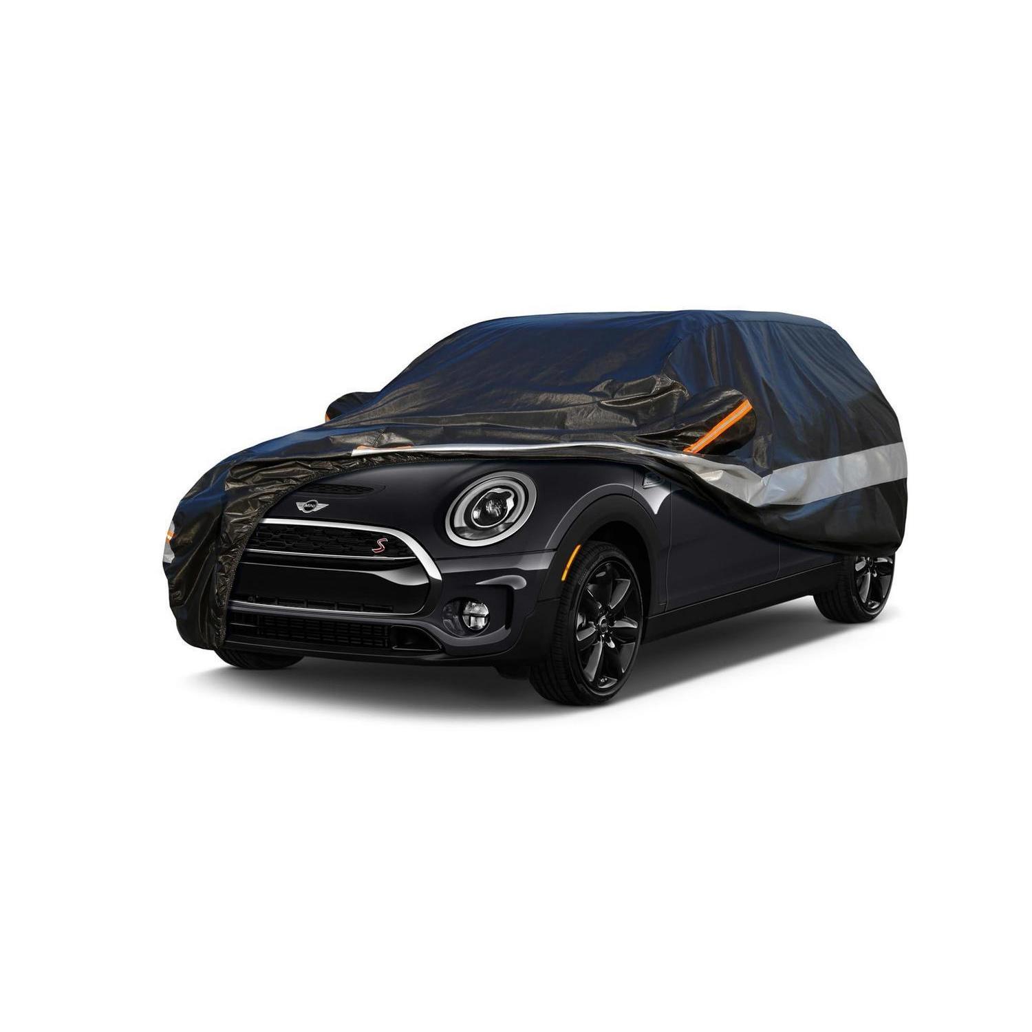 Autoabdeckung 10 Schichten Wasserdicht Atmungsaktiv Für Mini Clubman (2015-2023) Schwarz