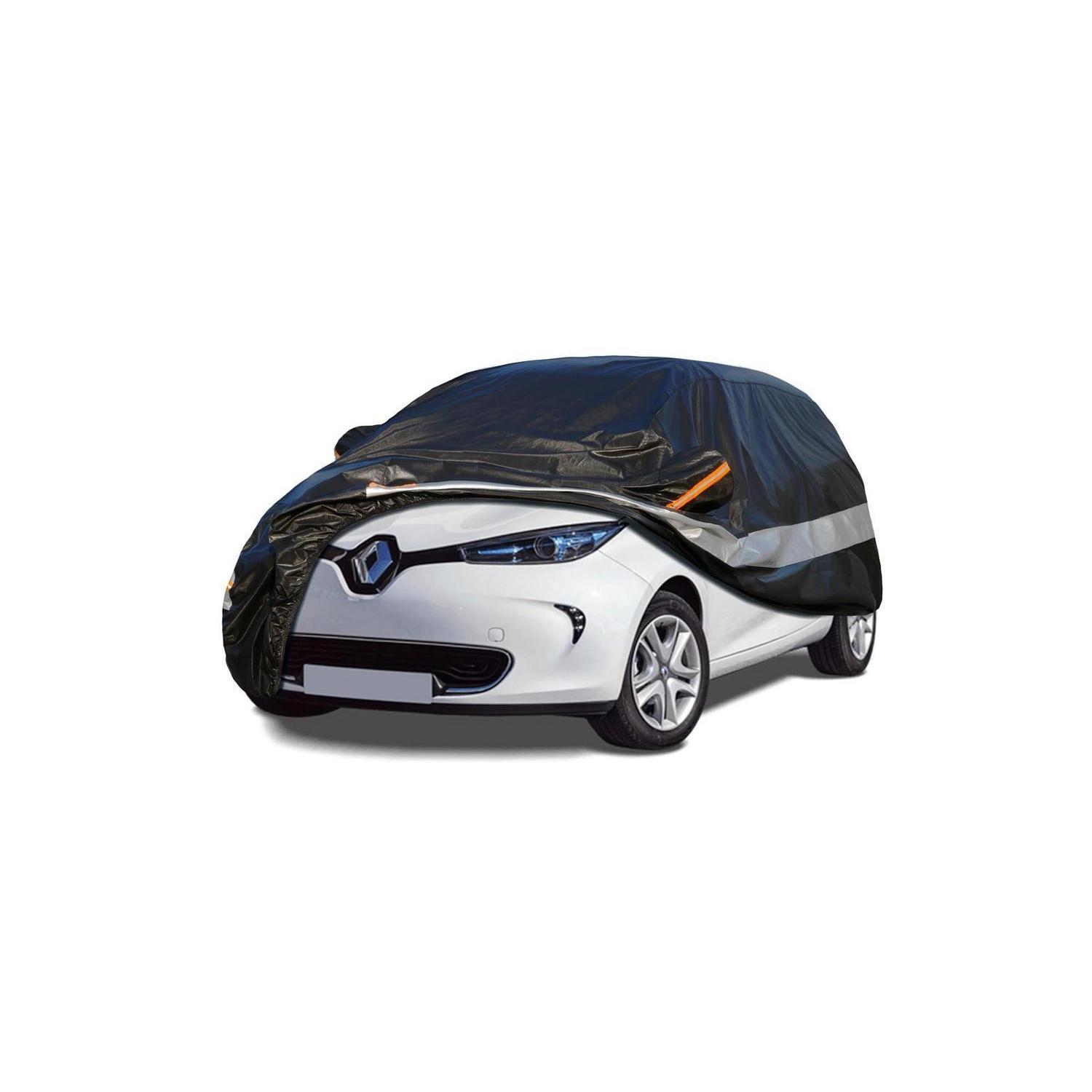 Autoabdeckung 10 Schichten Für Renault Zoe (2012-2023) Wasserdicht Atmungsaktiv Schwarz