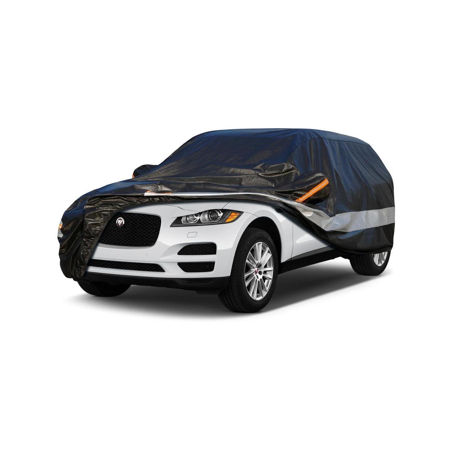Autoabdeckung 10 Schichten Wasserdicht Atmungsaktiv Für Jaguar F-pace (2016-2023) Schwarz