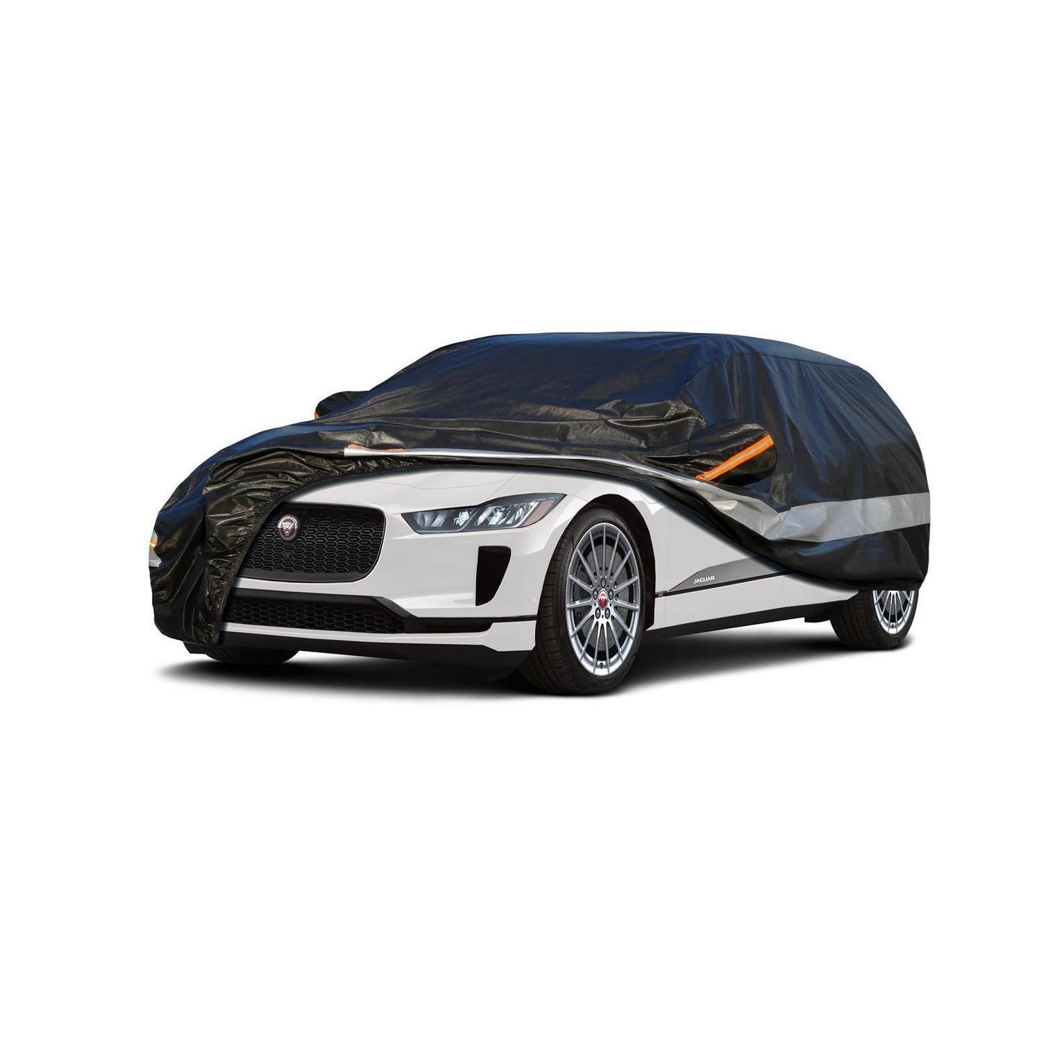 Autoabdeckung 10 Schichten Wasserdicht Atmungsaktiv Für Jaguar I-pace (2018-2023) Schwarz