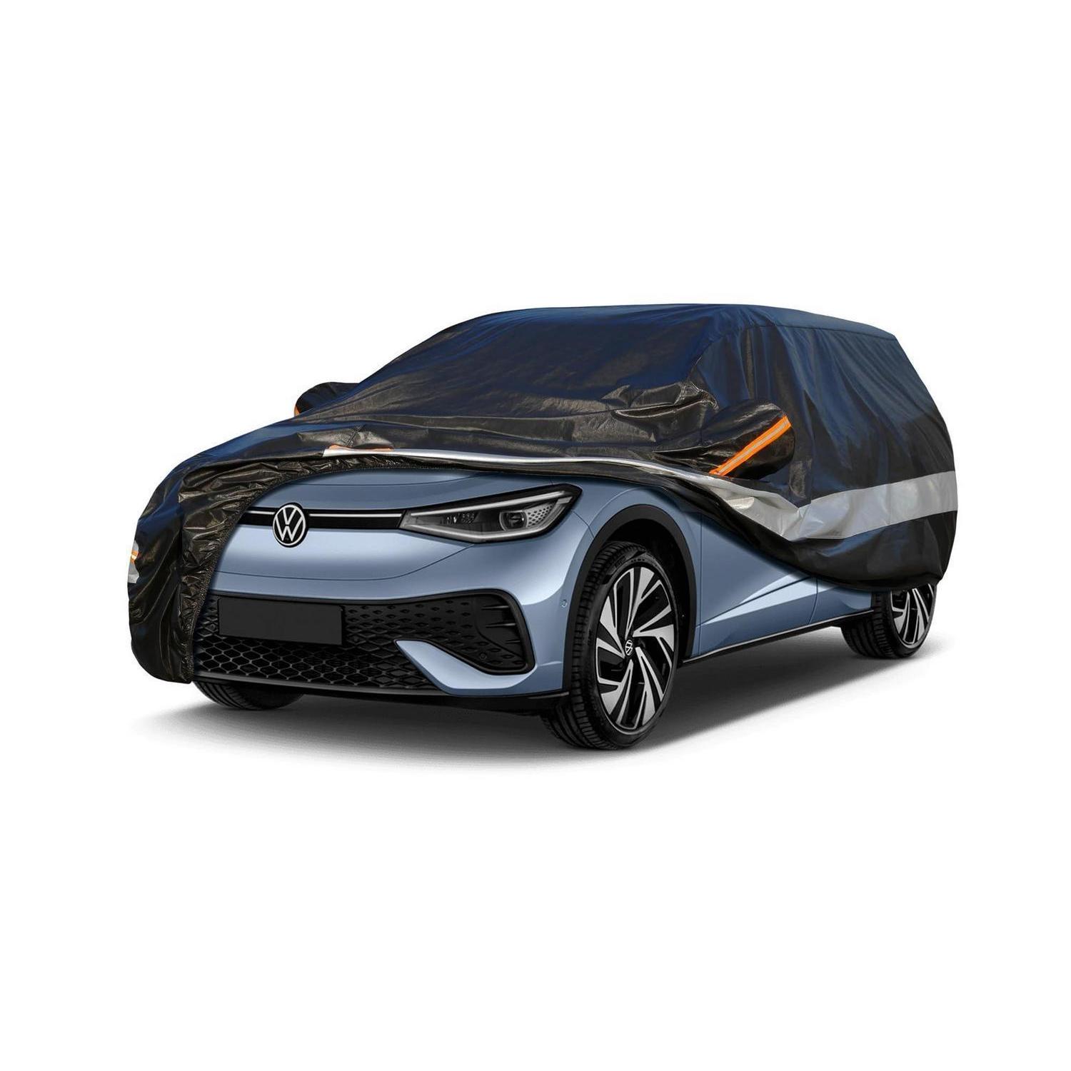 Autoabdeckung 10 Schichten Wasserdicht Atmungsaktiv Für Vw Id.5 (2021-2023) Schwarz