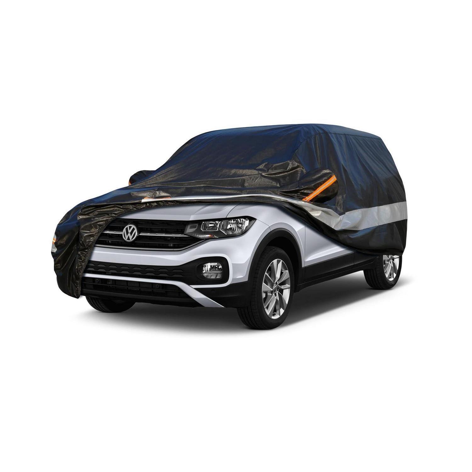 Autoabdeckung 10 Schichten Wasserdicht Atmungsaktiv Für Vw T-cross (2019-2023) Schwarz