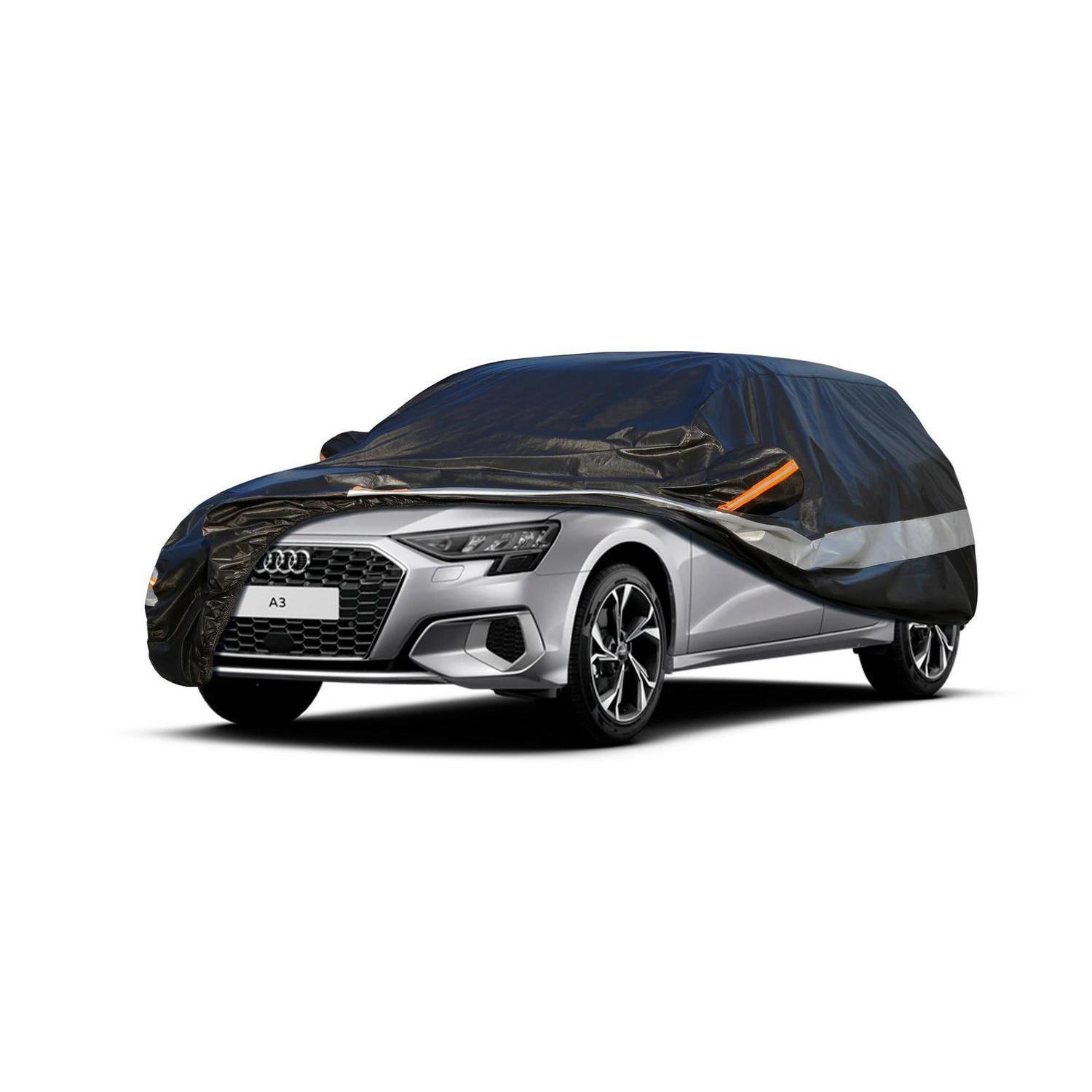 Autoabdeckung 10 Schichten Wasserdicht Atmungsaktiv Für Audi A3/s3/rs3 (1996-2023) Schwarz