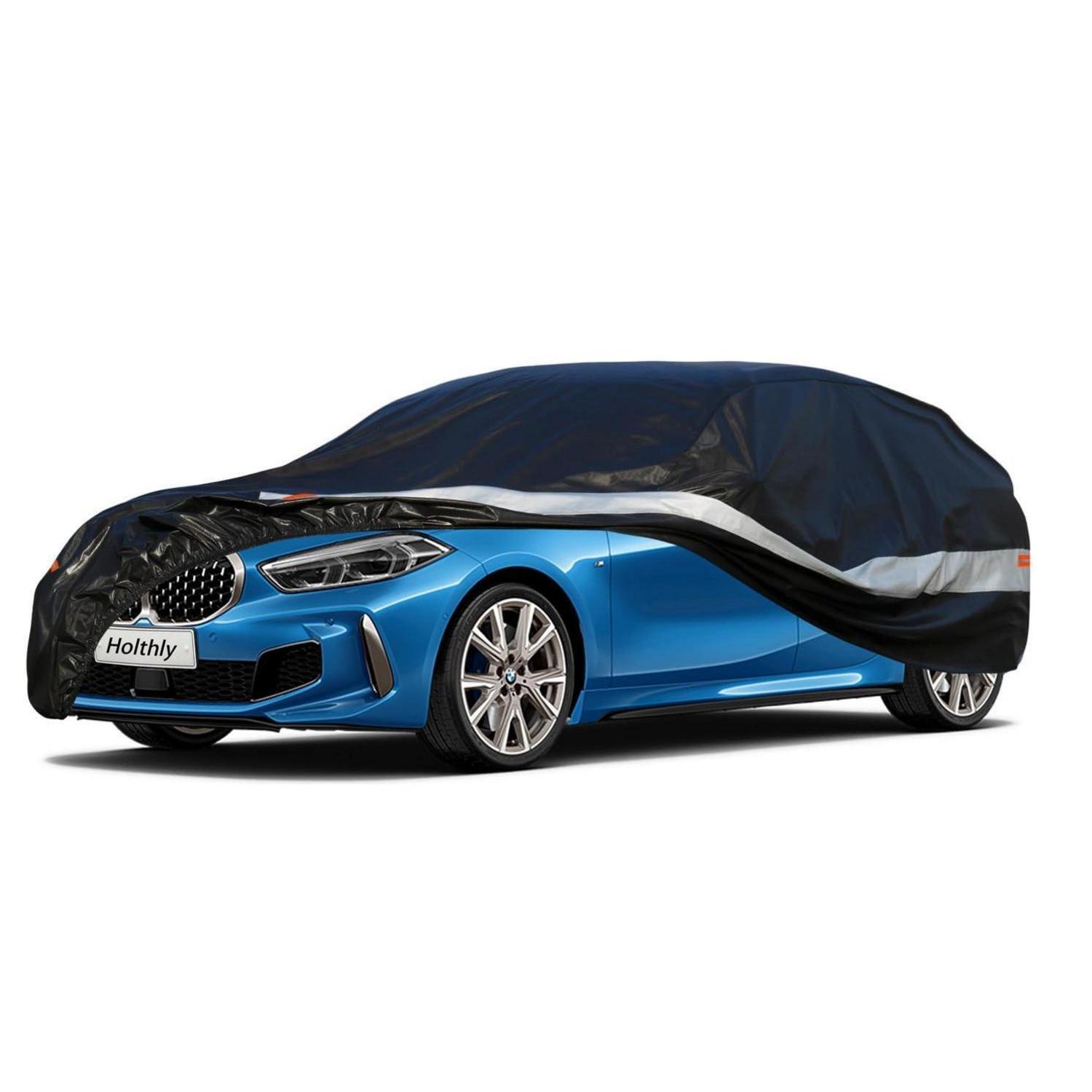 Autoabdeckung 10 Schichten Wasserdicht Atmungsaktiv Für Bmw 1er (2017-2023) Schwarz