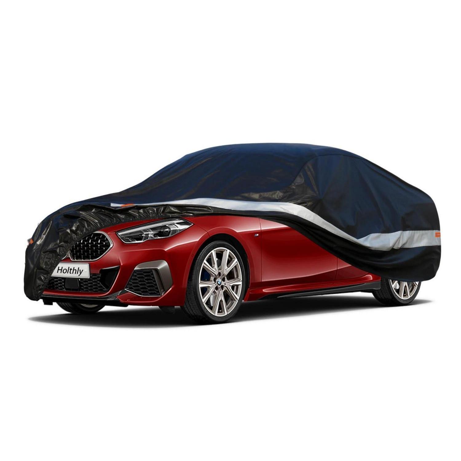 Autoabdeckung 10 Schichten Wasserdicht Atmungsaktiv Für Bmw 2er (2013-2023) Schwarz