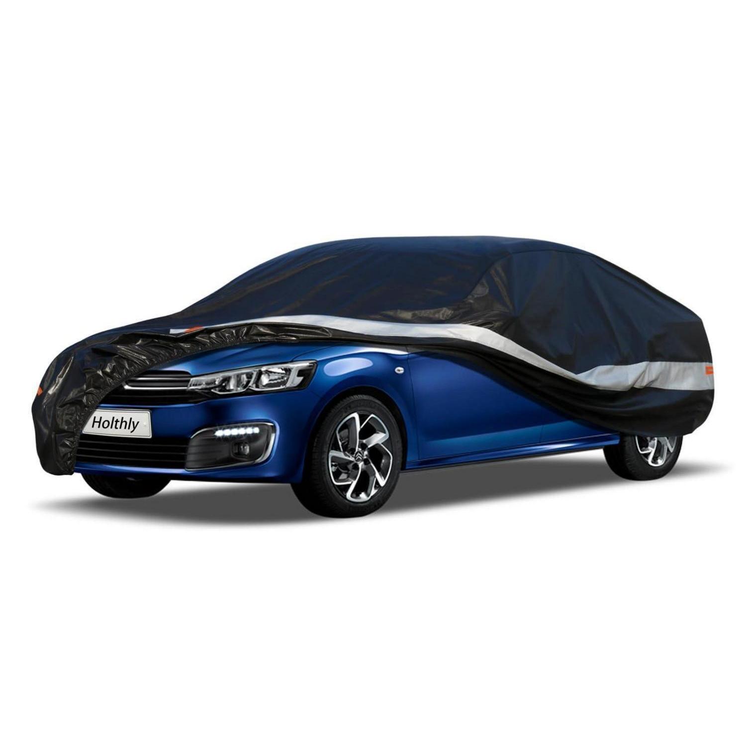 10-schichten Autoabdeckung Wasserdicht Atmungsaktiv Für Citroen C-elysee (2002-2023) Schwarz