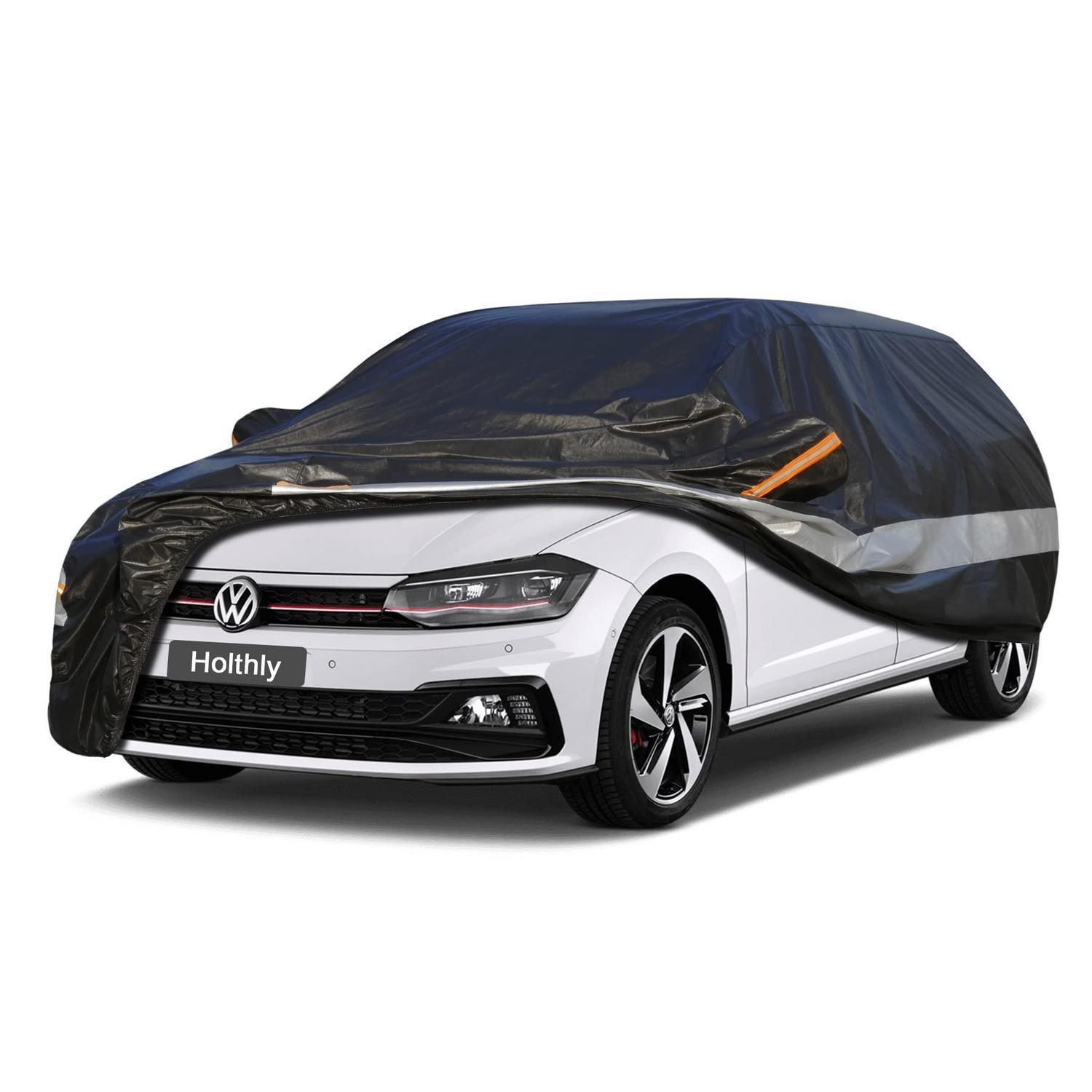 Autoabdeckung 10 Schichten Wasserdicht Atmungsaktiv Für Citroen C2 (2003-2009) Schwarz