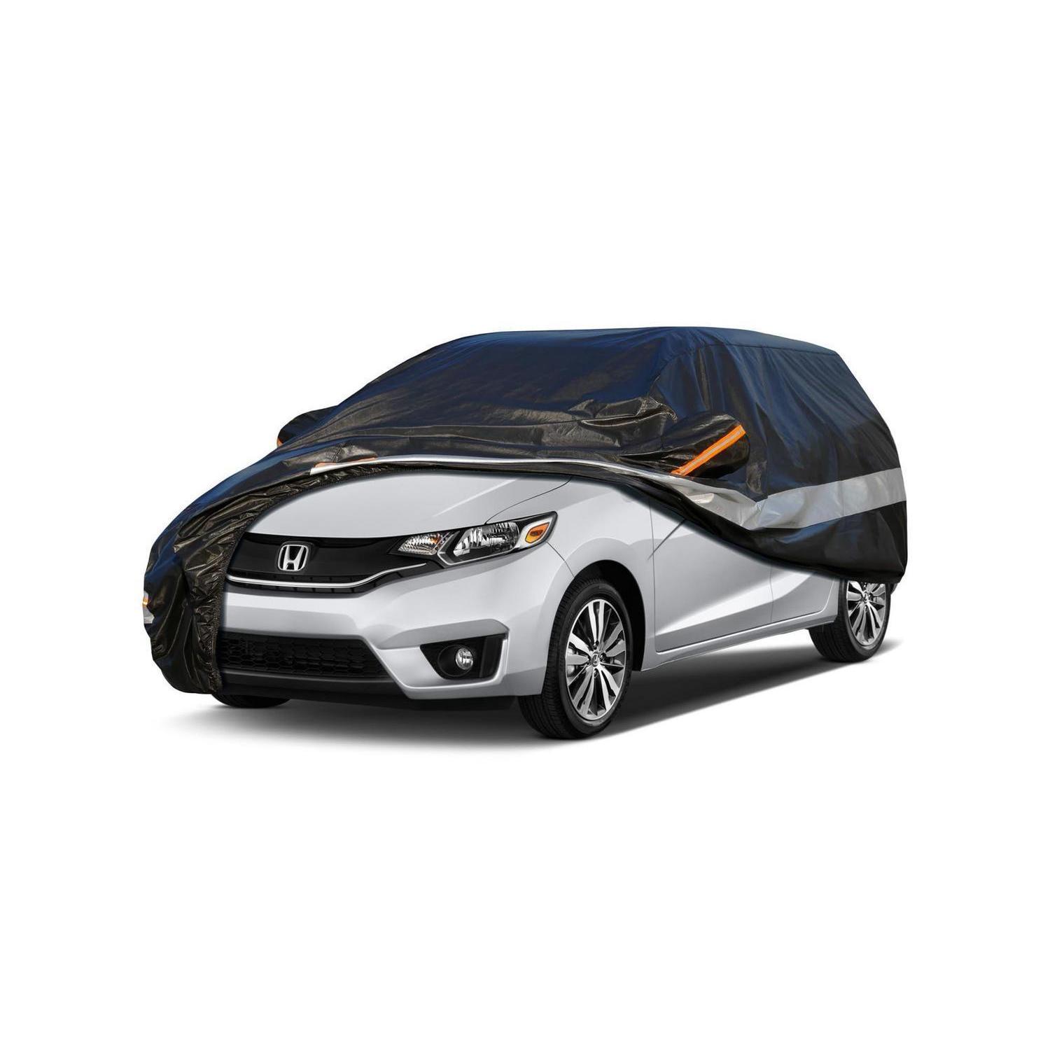 10-schicht Autoabdeckung Wasserdicht Atmungsaktiv Für Honda Jazz/fit (2002-2023) Schwarz