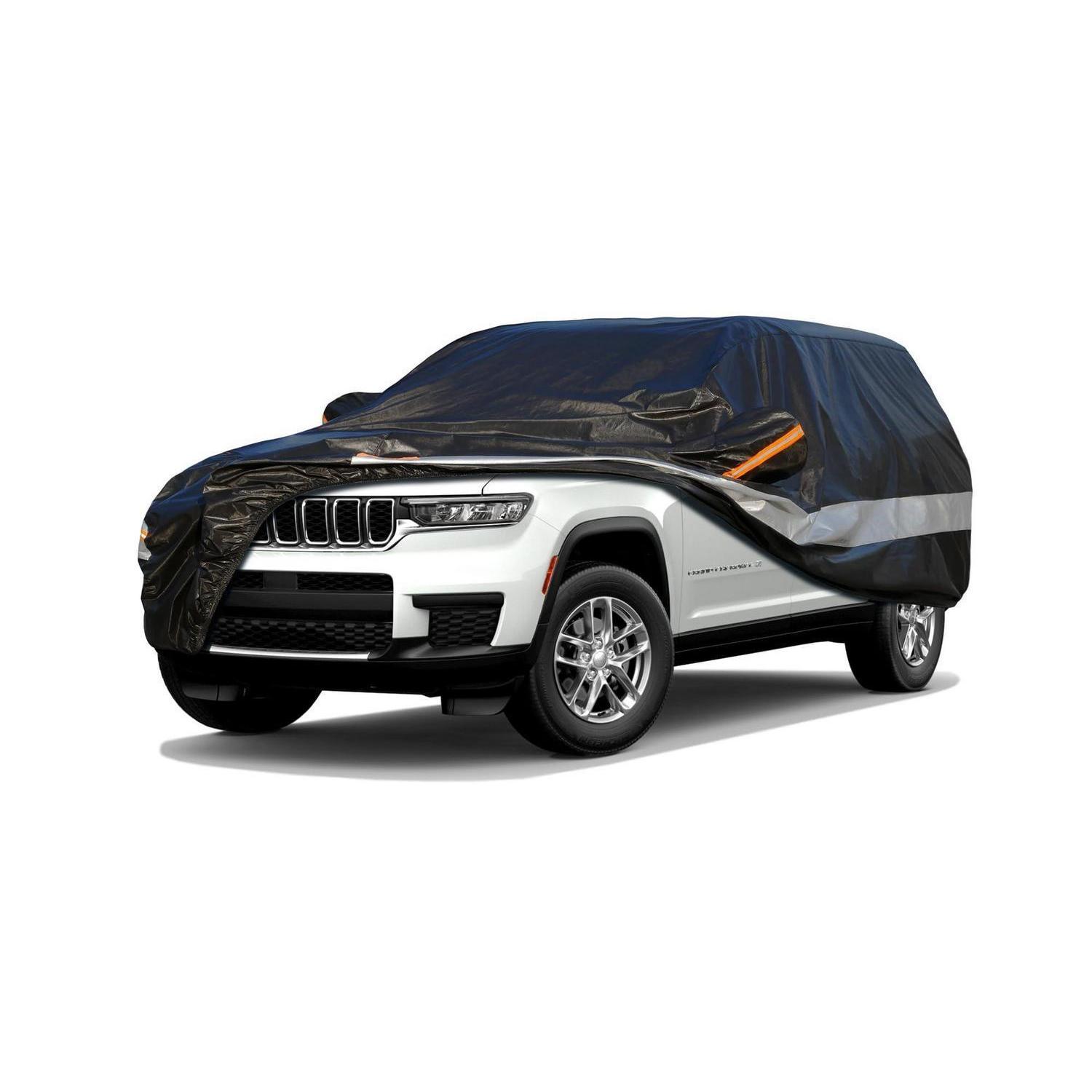 10-schicht Autoabdeckung Wasserdicht Atmungsaktiv Für Jeep Cherokee (2013-2022) Schwarz