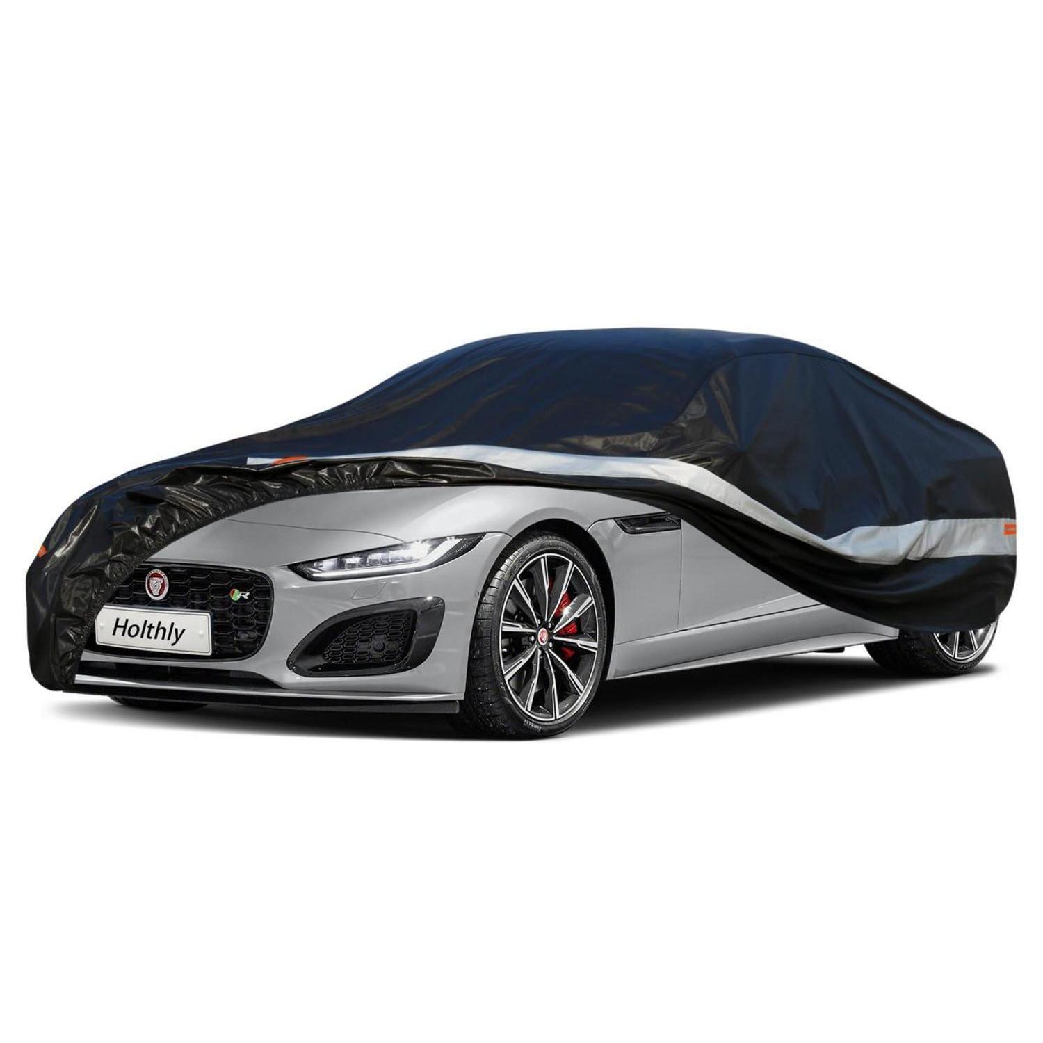 10-schicht Autoabdeckung Wasserdicht Atmungsaktiv Für Jaguar F-type (2013-2023) Schwarz