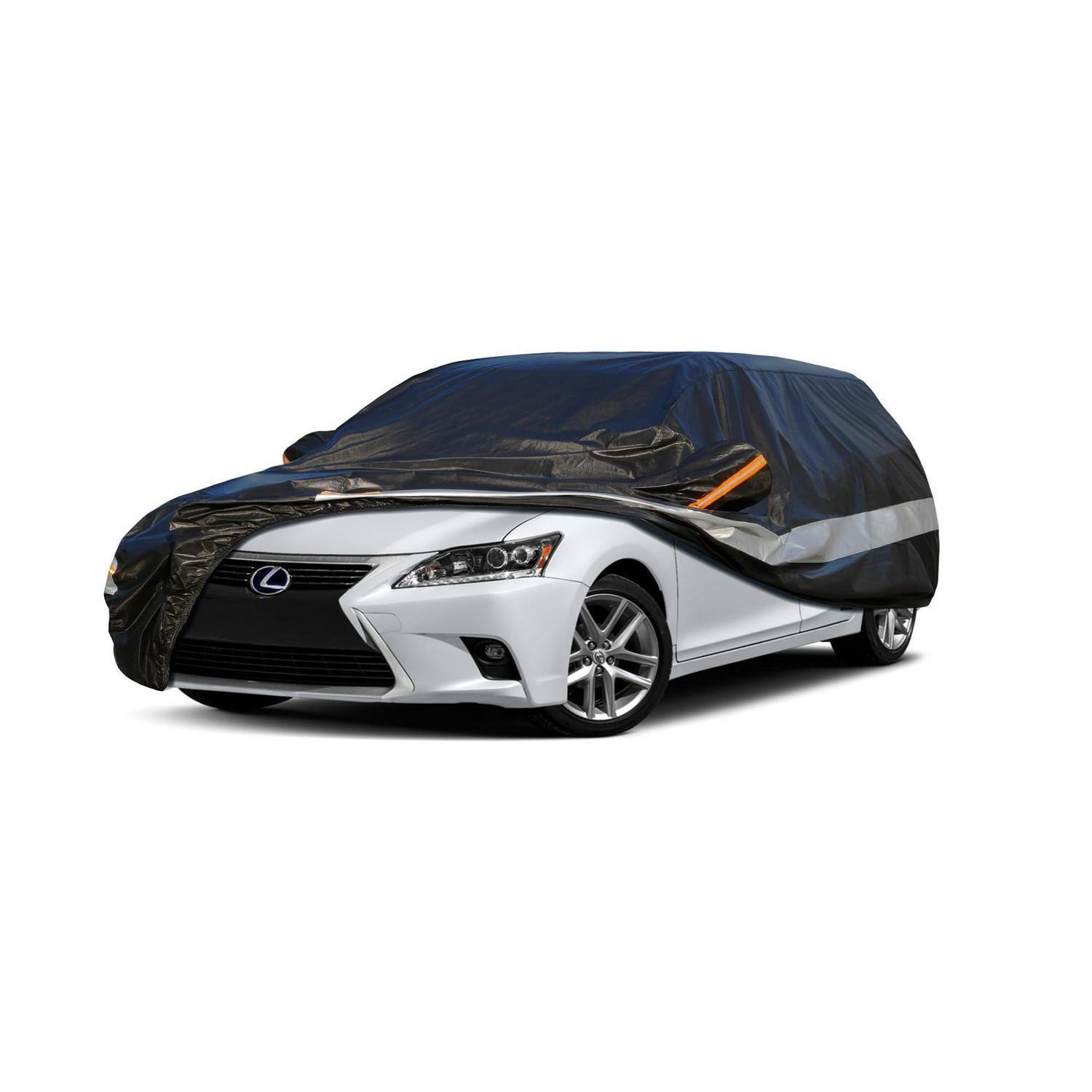 Autoabdeckung 10 Schichten Wasserdicht Atmungsaktiv Für Lexus Ct (2010-2017) Schwarz