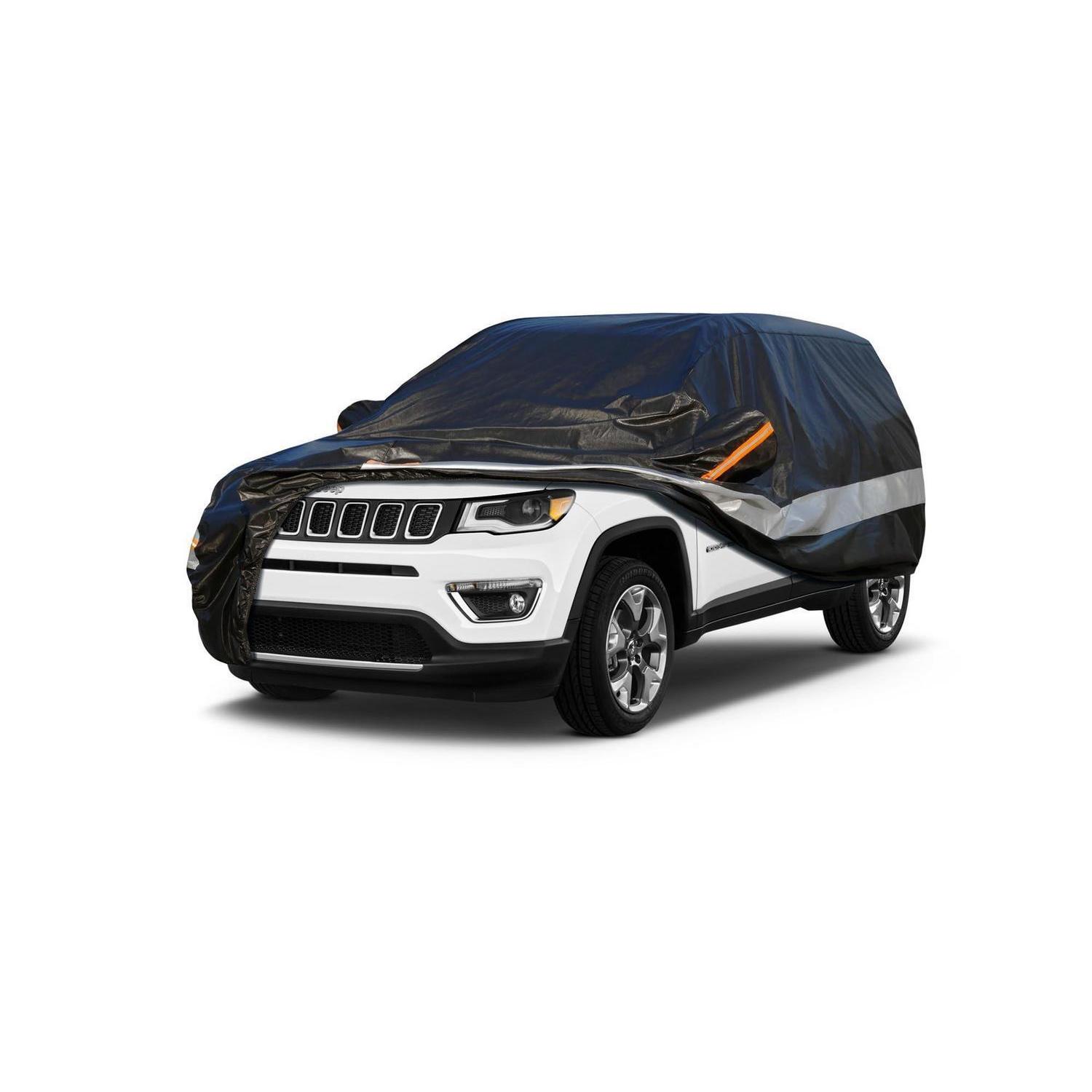 10-schicht Autoabdeckung Wasserdicht Atmungsaktiv Für Jeep Compass (2006-2022) Schwarz
