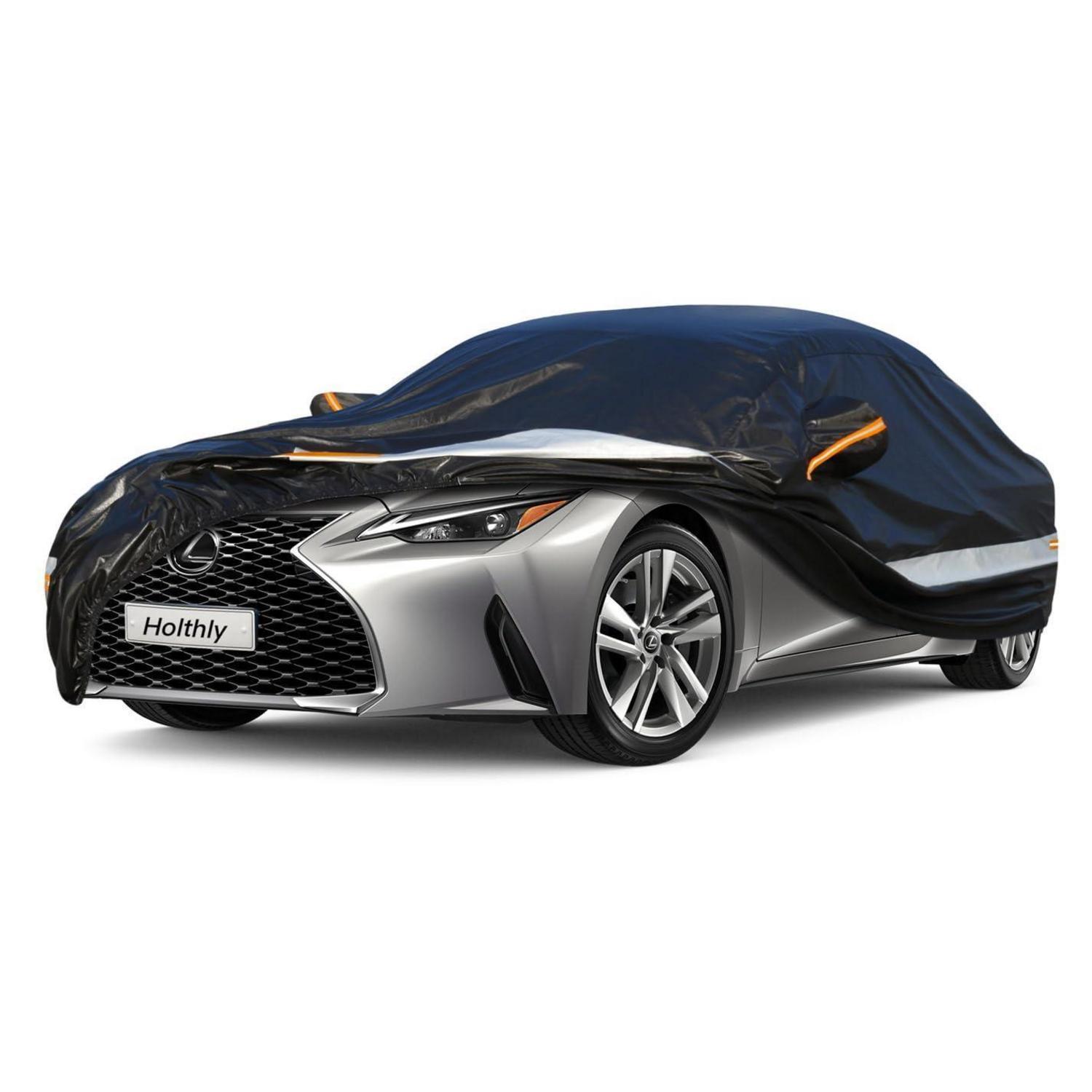 Autoabdeckung 10 Schichten Wasserdicht Atmungsaktiv Für Lexus Is (1998-2020) Schwarz