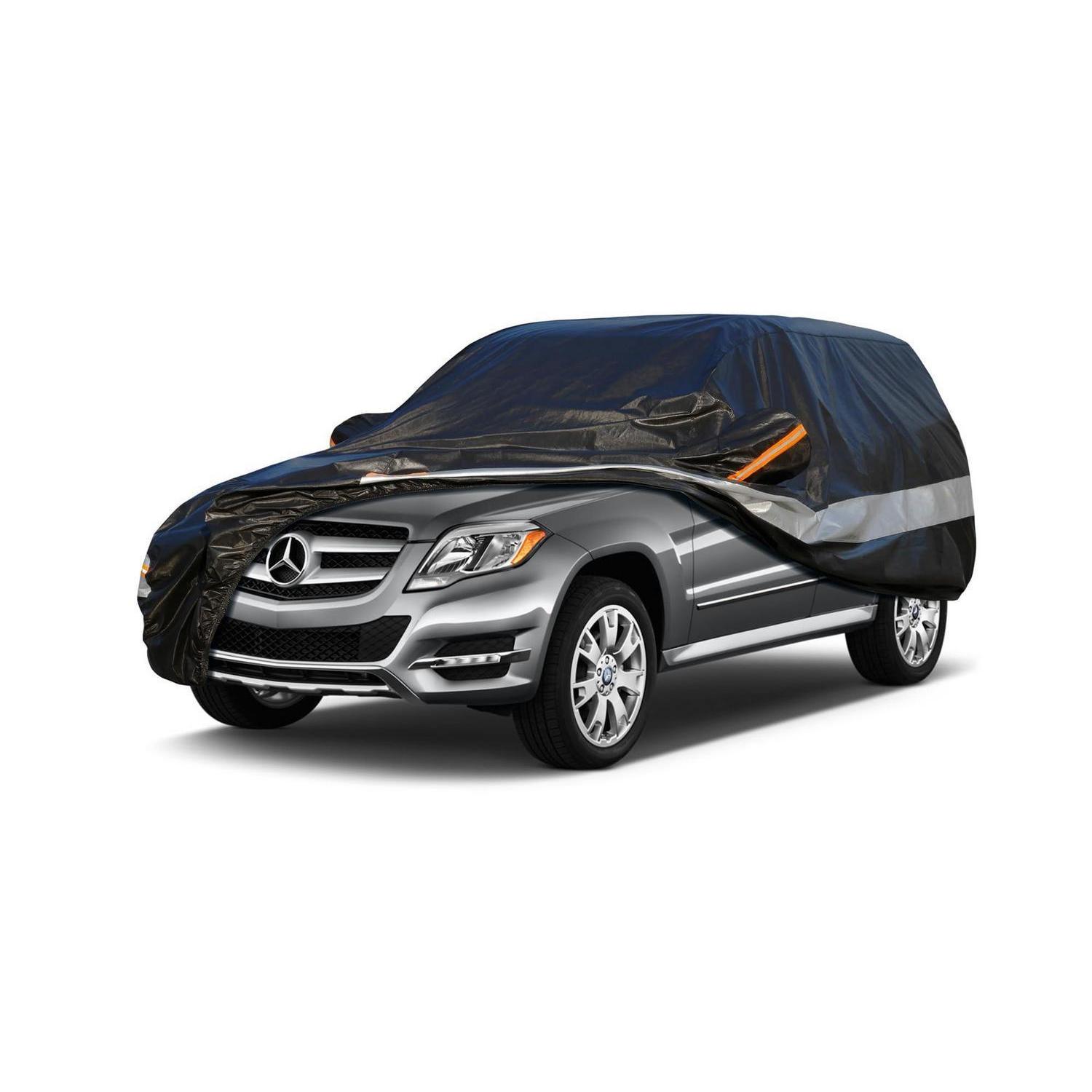 Autoabdeckung 10 Schichten Wasserdicht Atmungsaktiv Für Mercedes-benz Glk-class (2008-2015) Schwarz