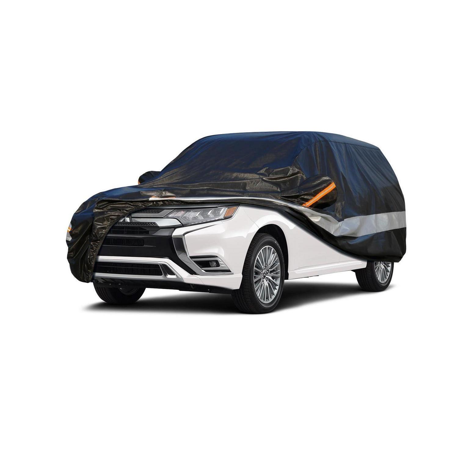Autoabdeckung 10 Schichten Wasserdicht Atmungsaktiv Für Mitsubishi Outlander (2007-2022) Schwarz