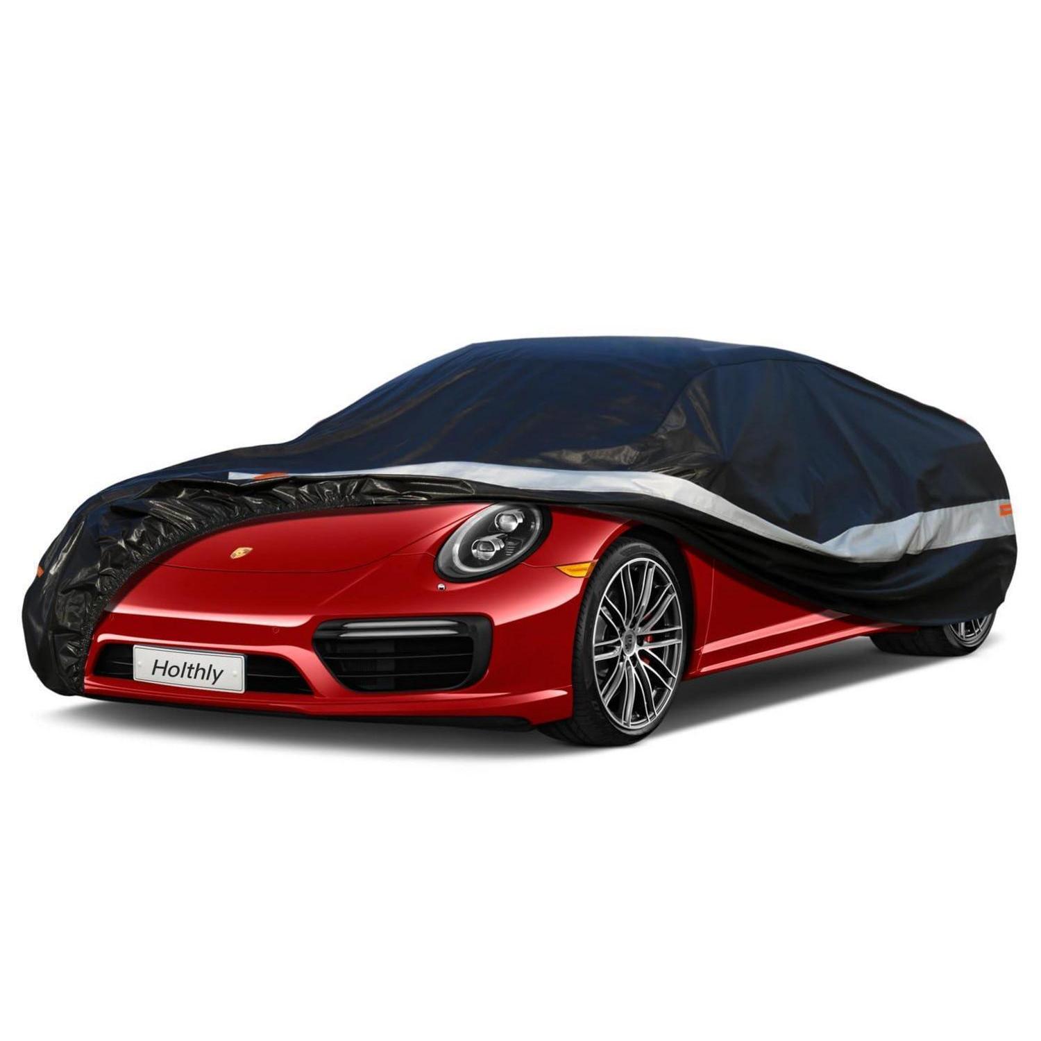 Autoabdeckung 10 Schichten Wasserdicht Atmungsaktiv Für Porsche 911 (1964-2012) Schwarz