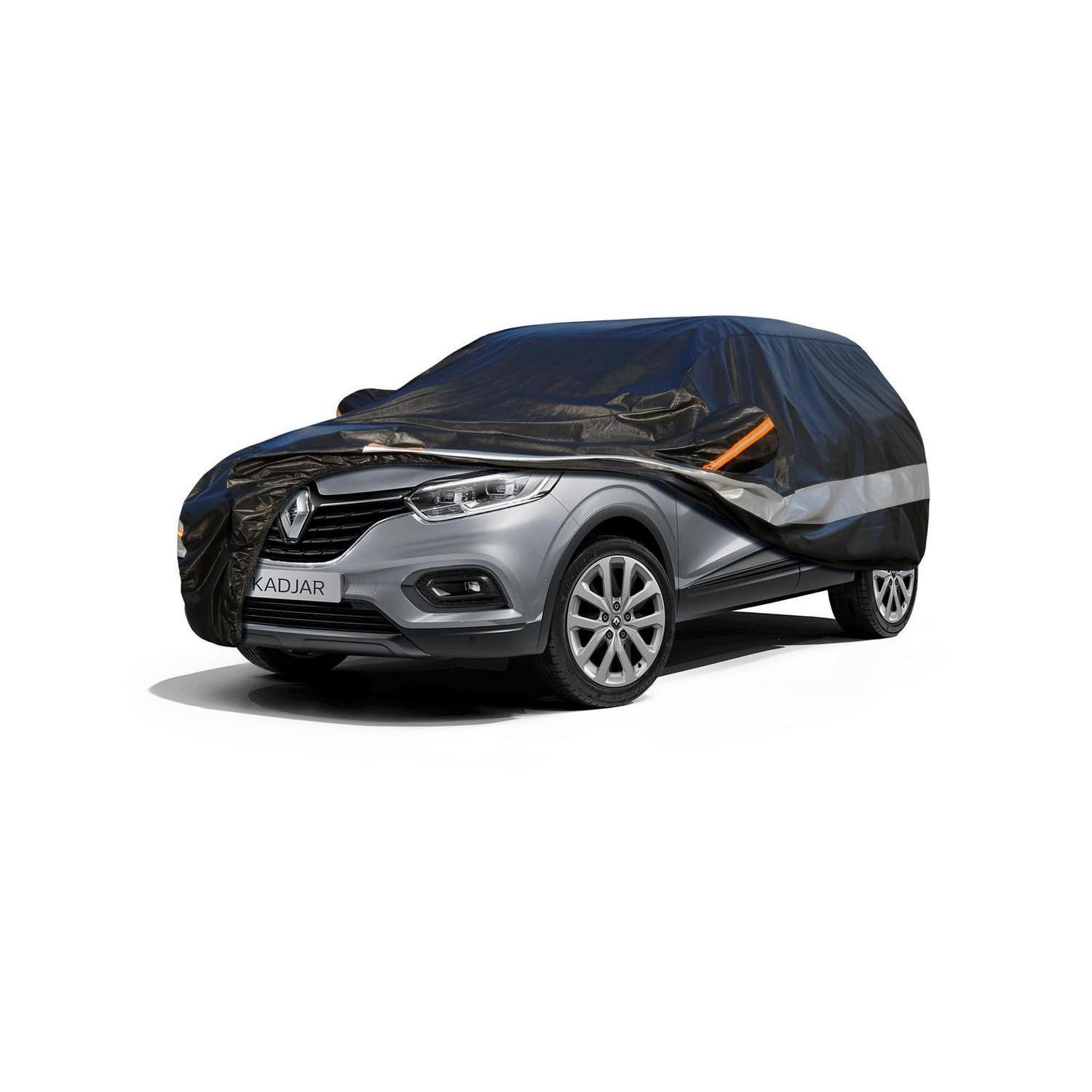 Autoabdeckung 10 Schichten Wasserdicht Atmungsaktiv Für Renault Kadjar (2015-2023) Schwarz