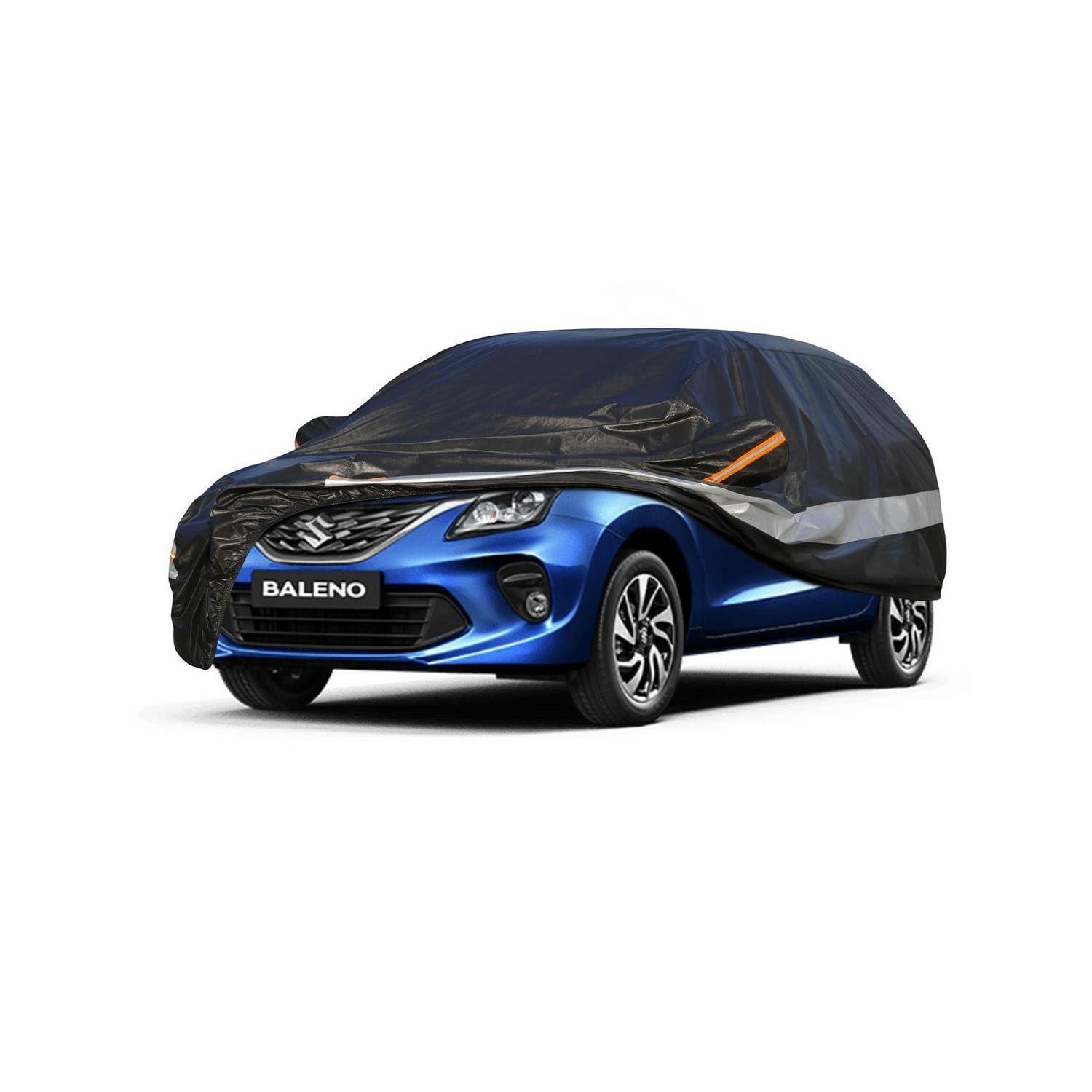 Autoabdeckung 10 Schichten Wasserdicht Atmungsaktiv Für Suzuki Baleno (2015-2023) Schwarz