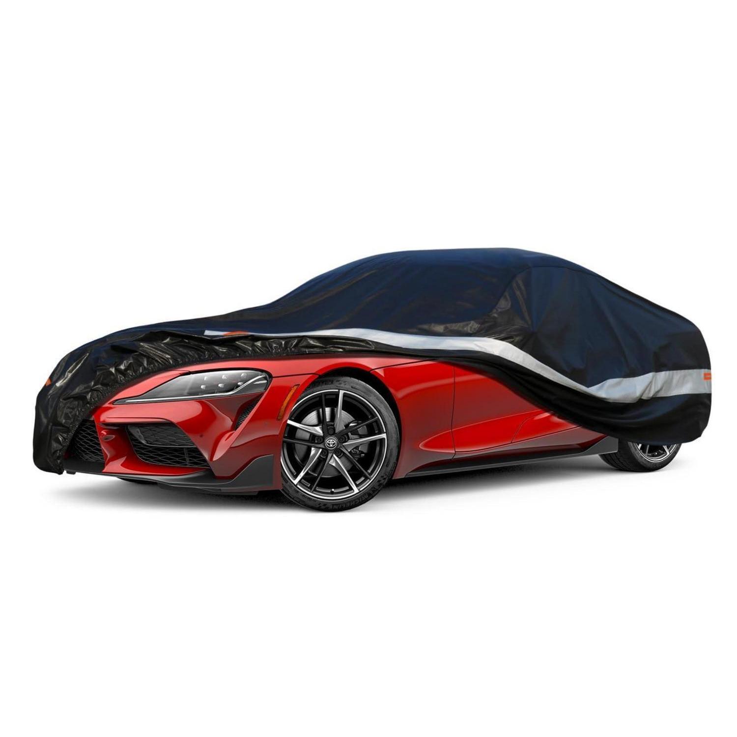 Autoabdeckung 10 Schichten Für Toyota Supra (2019-2023) Schwarz Wasserdicht Atmungsaktiv