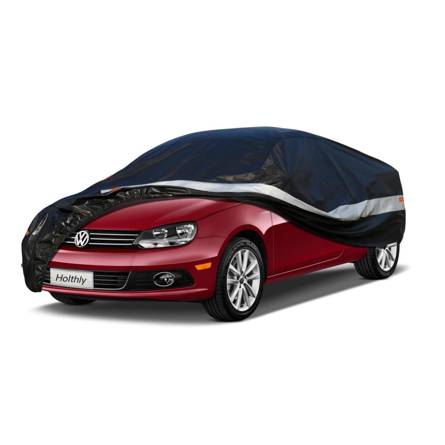 10-schichten Autoabdeckung Wasserdicht Atmungsaktiv Für Vw Eos (2006-2016) Schwarz