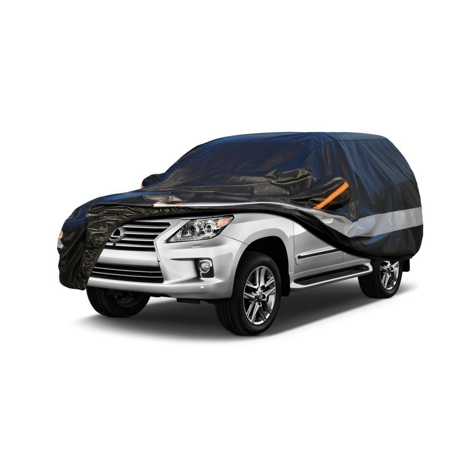 Autoabdeckung 10 Schichten Wasserdicht Atmungsaktiv Für Lexus Lx (1998-2023) Schwarz