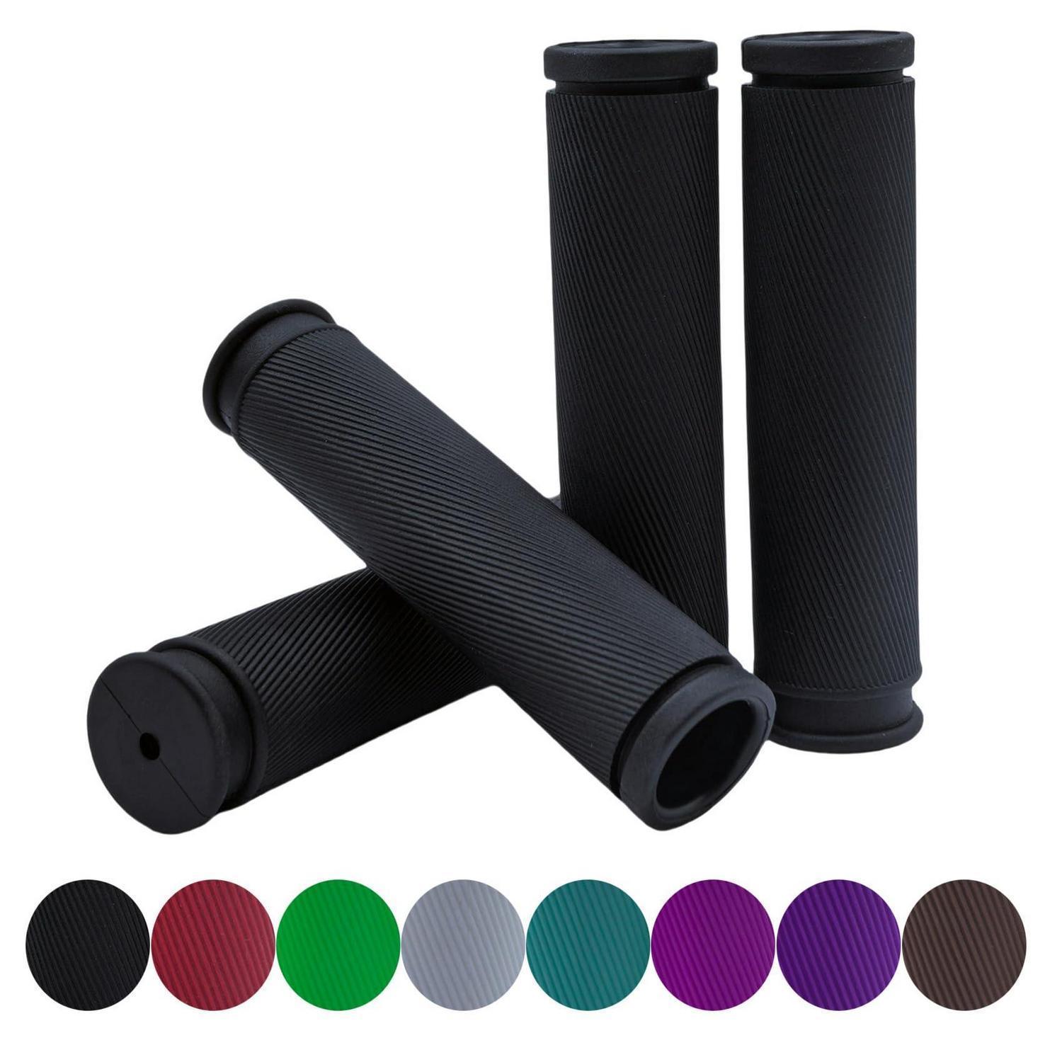 2 Paar Fahrradgriffe Gummi Rutschfest Für Mtb Bmx, 130mm, 22mm, Viele Farben