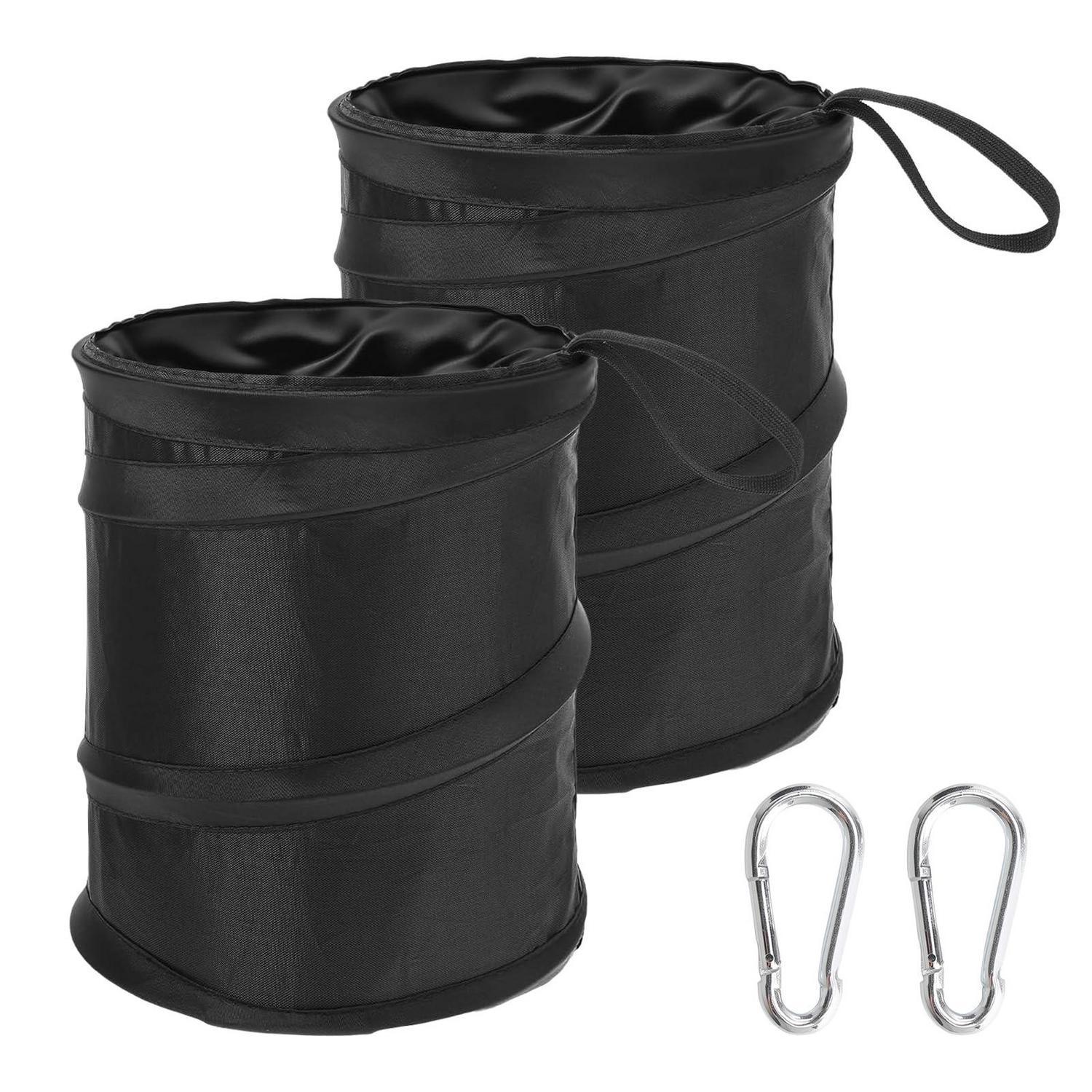2er-set Faltbare Auto Mülleimer, Wasserdicht, Mit Haken