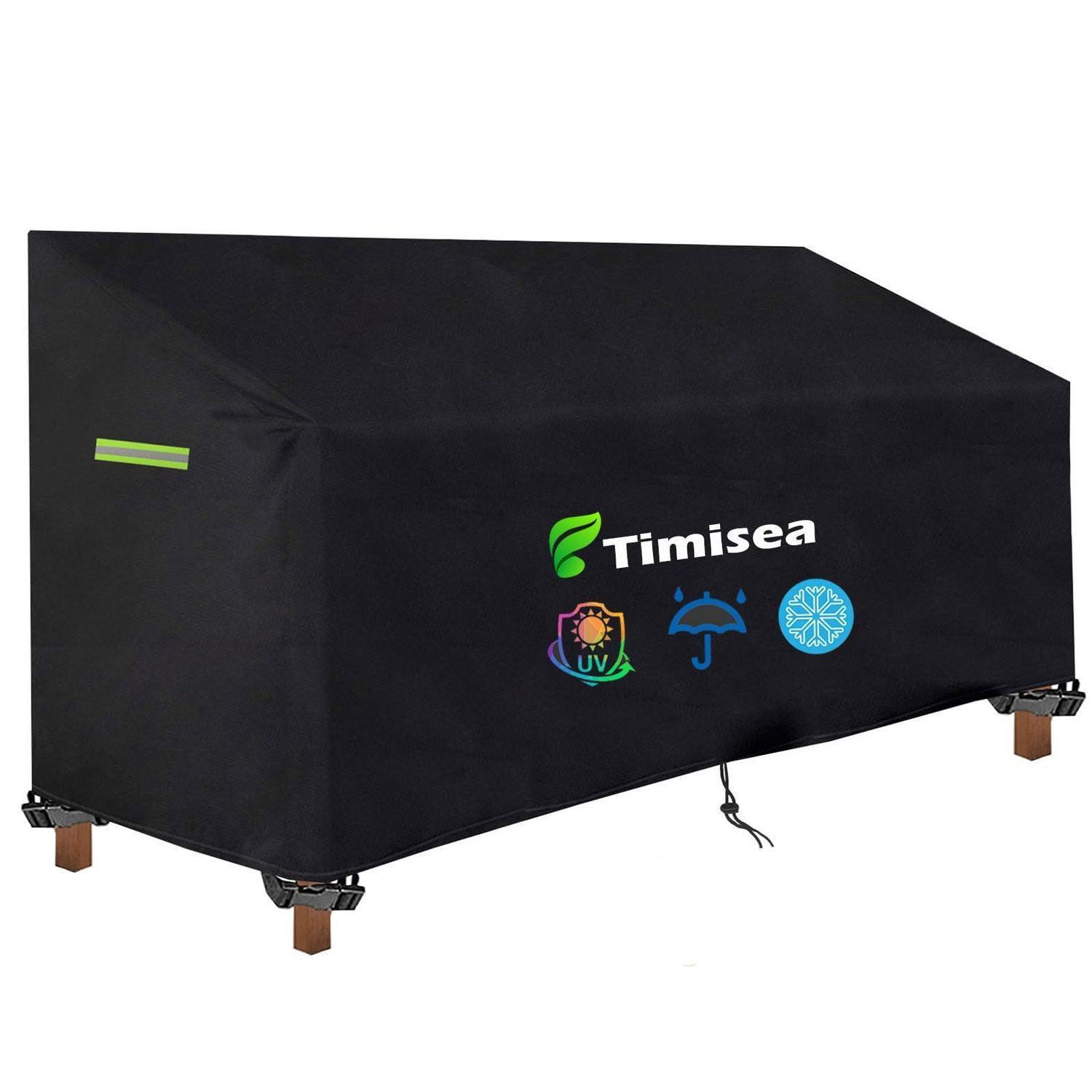 3 Sitzer Gartenbank Abdeckung 165x67x65/91cm, Wasserdicht, Uv-beständig, Winddicht