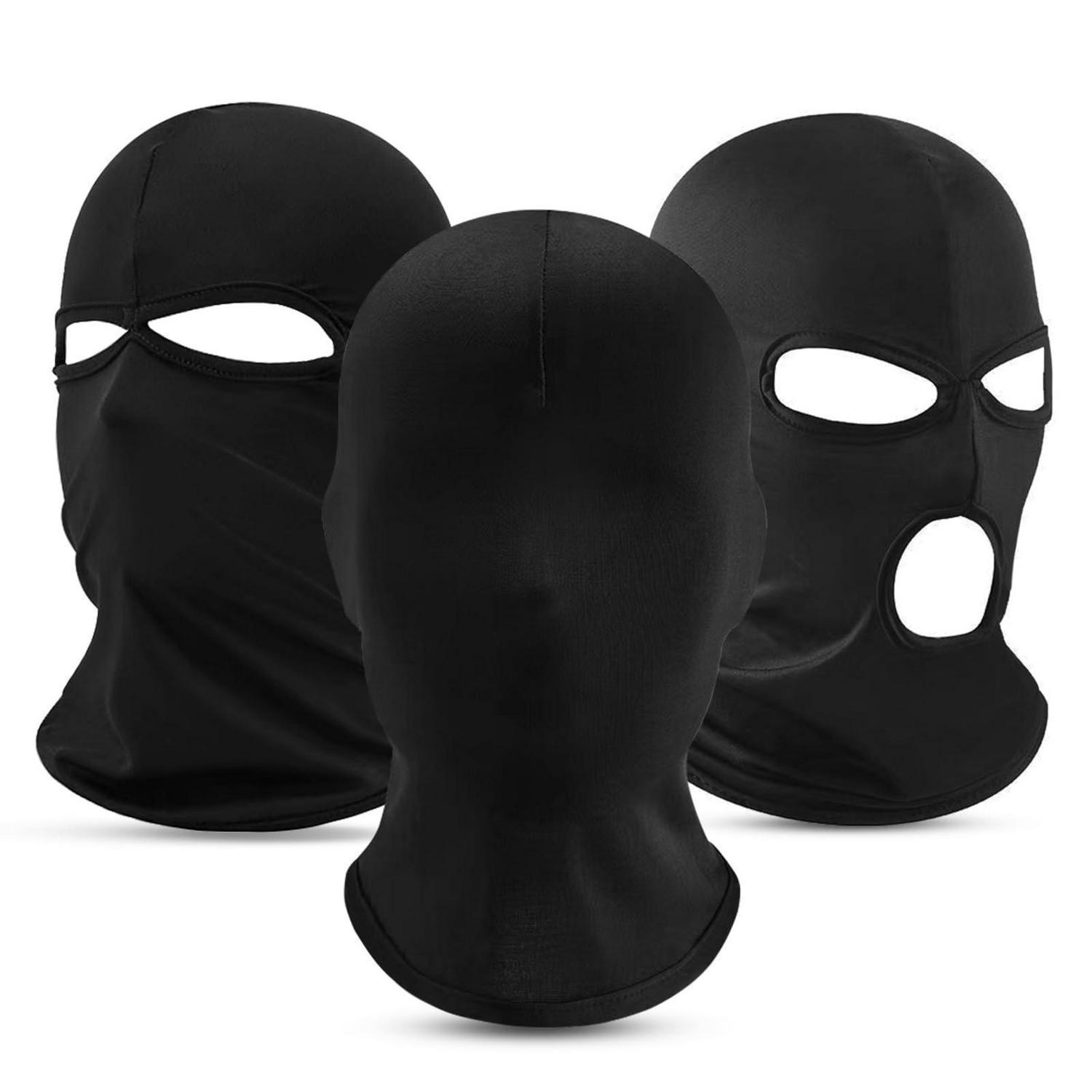3er Sturmhaube Atmungsaktiv Für Herren Damen, Fahrrad Motorrad Ski Maske