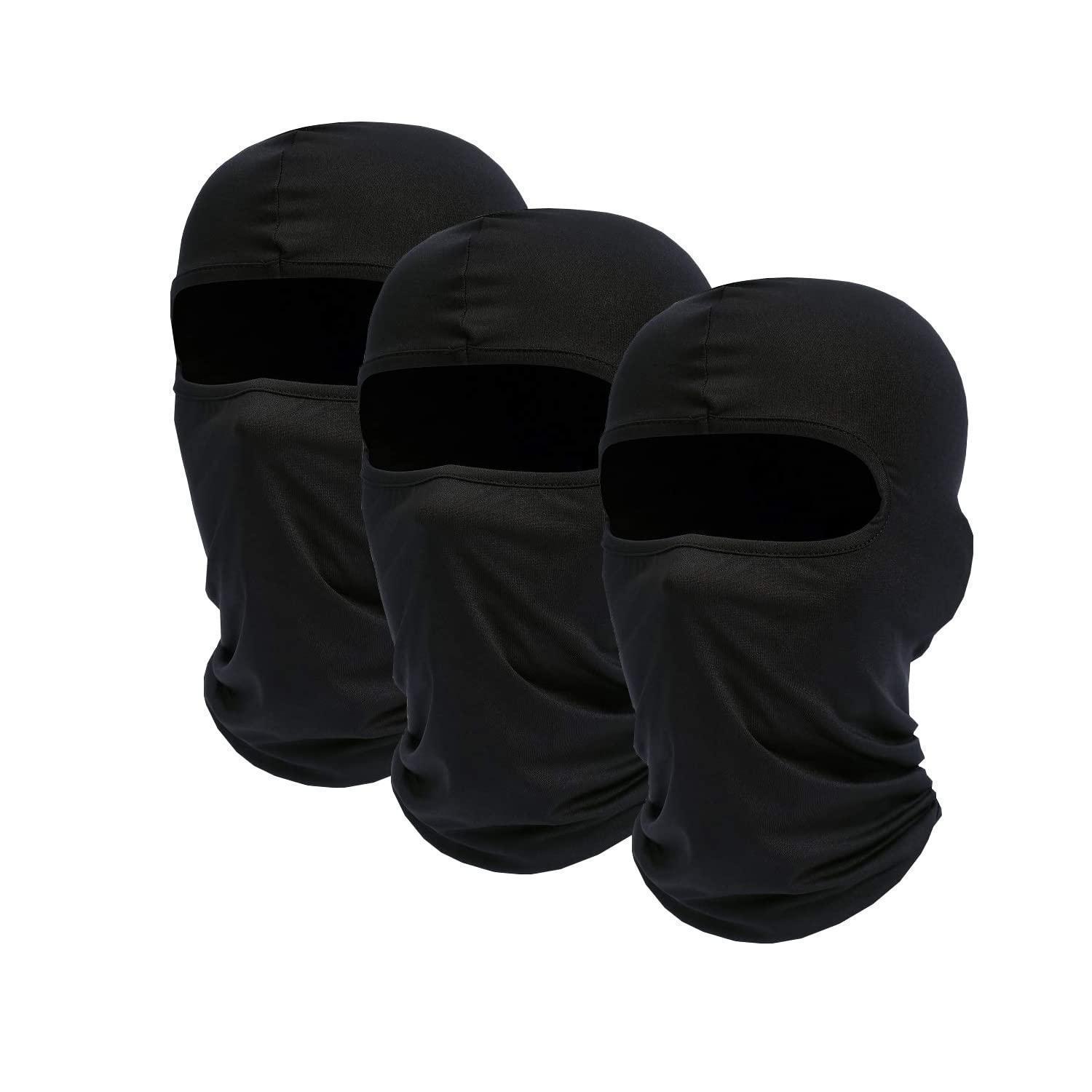 3er Pack Sturmhauben Atmungsaktiv Winddicht Für Damen & Herren