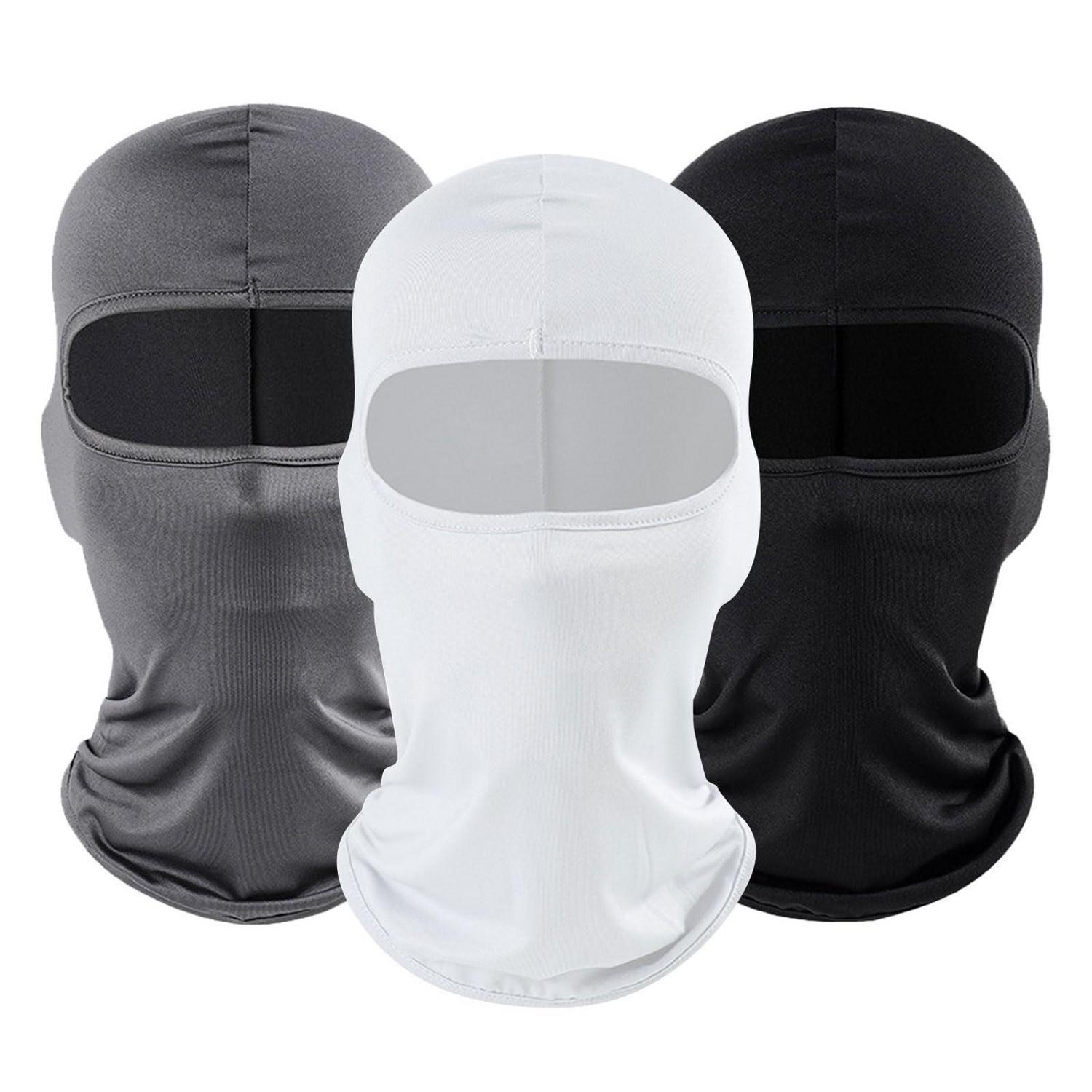 3er Pack Sturmhauben Für Damen & Herren, Atmungsaktiv, Uv-schutz, Einheitsgröße