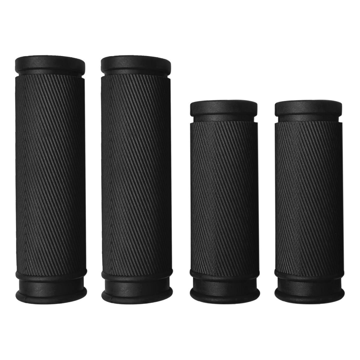 Fahrradgriffe Gummi 4 Stück 85/105mm Für Twist Shift Schwarz