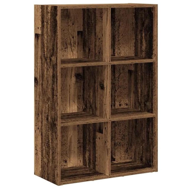 vidaXL Bücherregal/Sideboard Altholz-Optik 66x30x98 cm Holzwerkstoff 855826