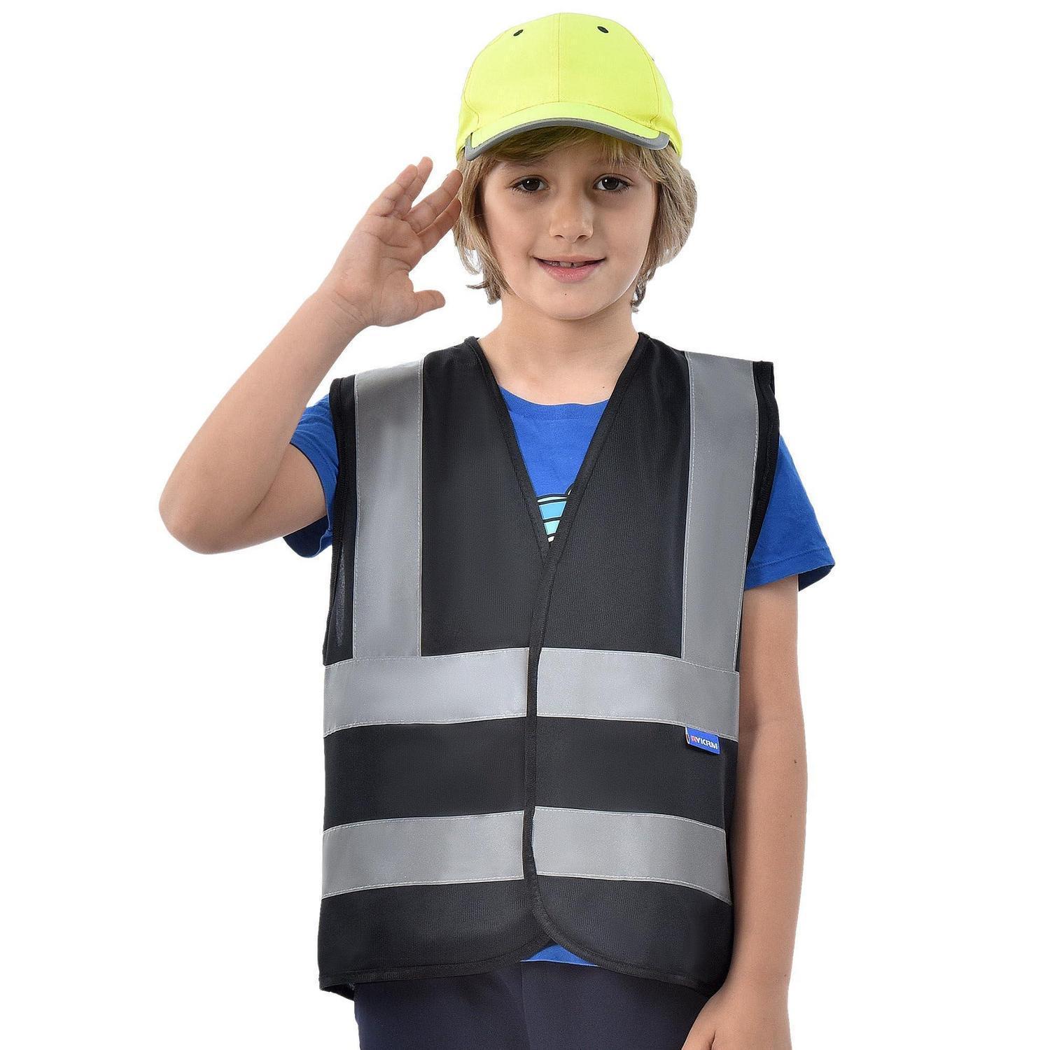 Kinder Sicherheitsweste Mit Reflektoren Für 6-9 Jahre
