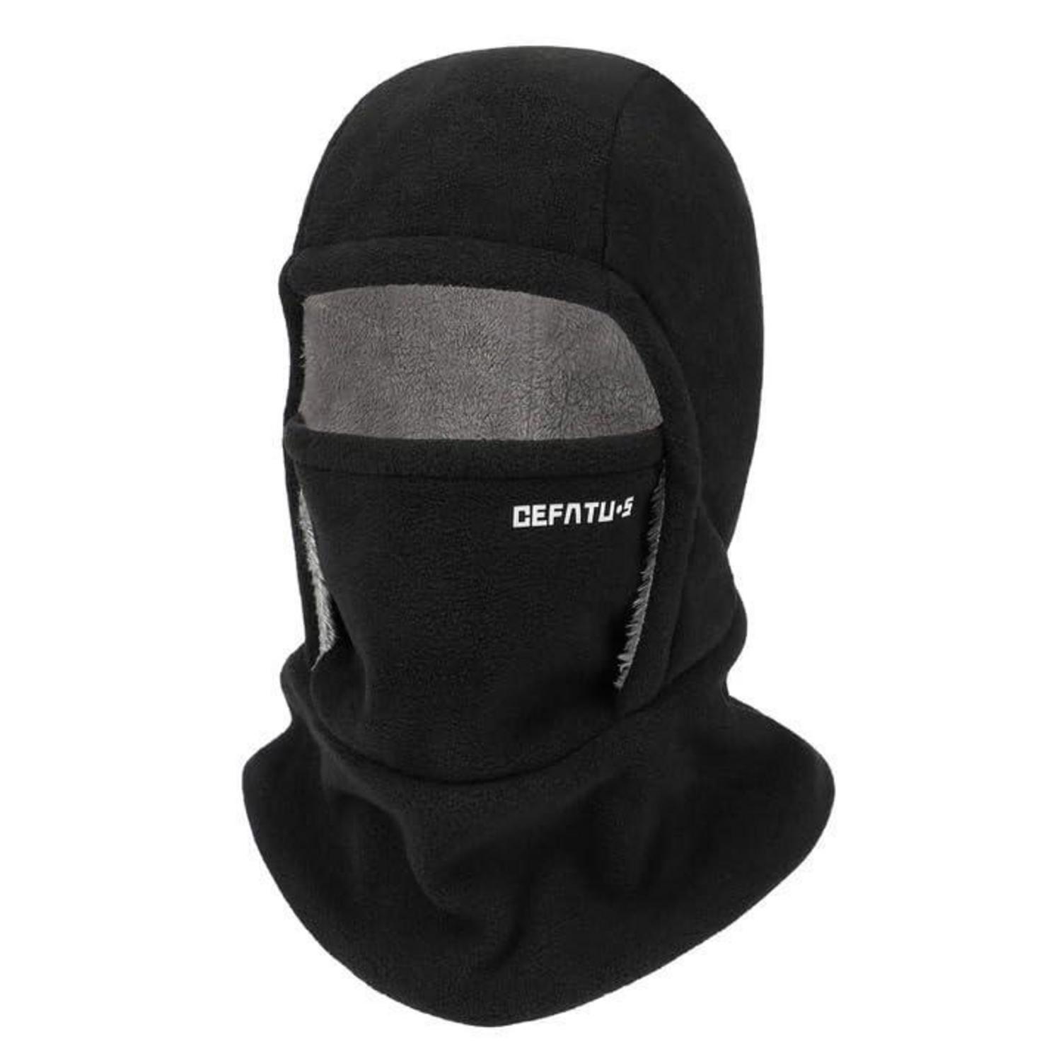Sturmhaube Winter Mütze Für Damen Herren, Thermo Fleece Skimaske Mit Nackenwärmer