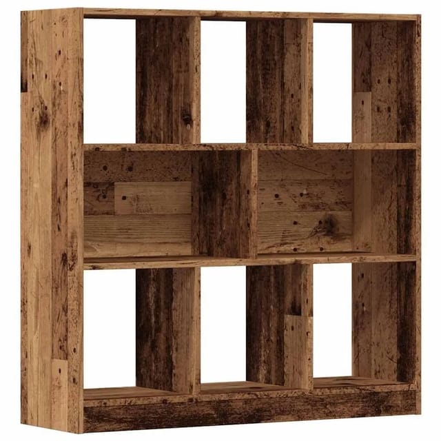 vidaXL Bücherregal Altholz-Optik 97,5x29,5x100 cm Holzwerkstoff 855788