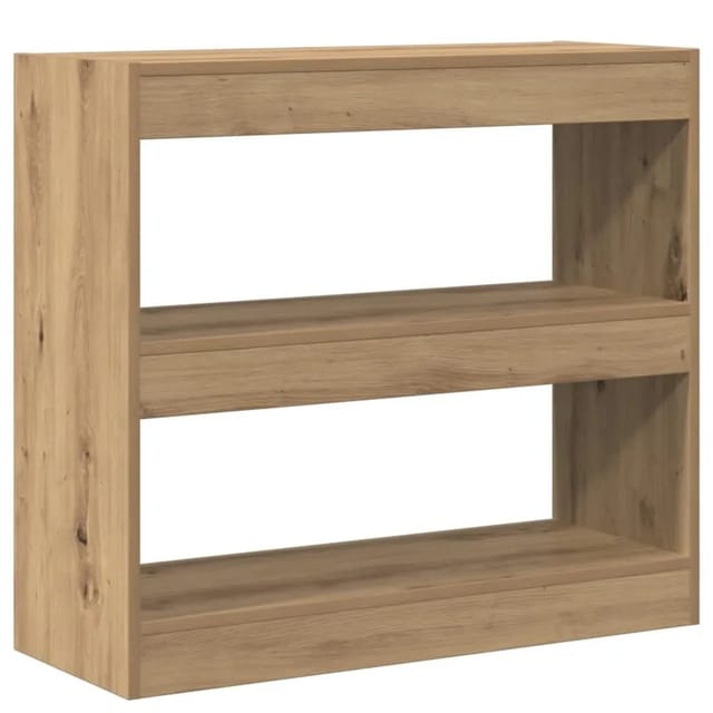 vidaXL Bücherregal/Raumteiler Artisan-Eiche 80x30x72 cm 856815