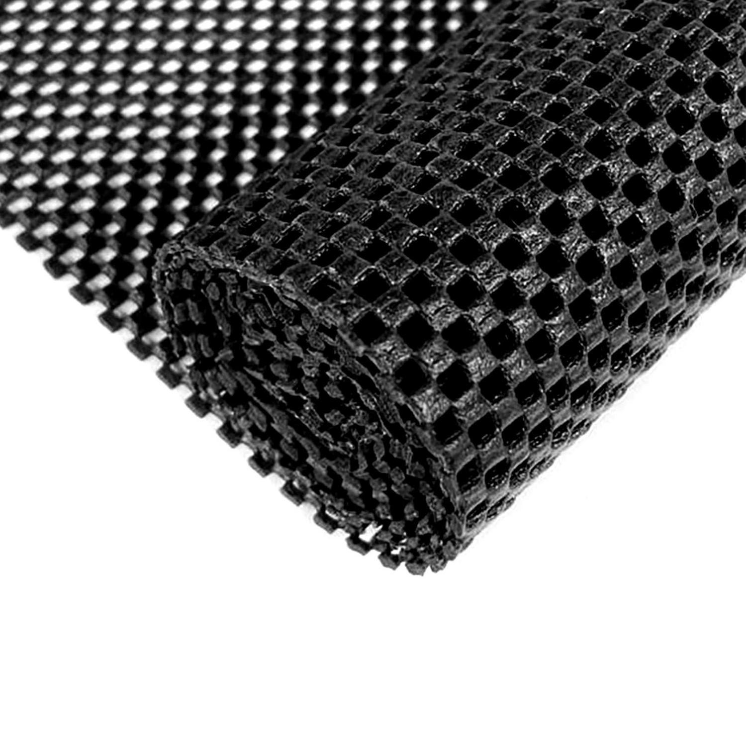 Antirutschmatte 100x150cm Pvc, Zuschneidbar, Wasserdicht, Schwarz